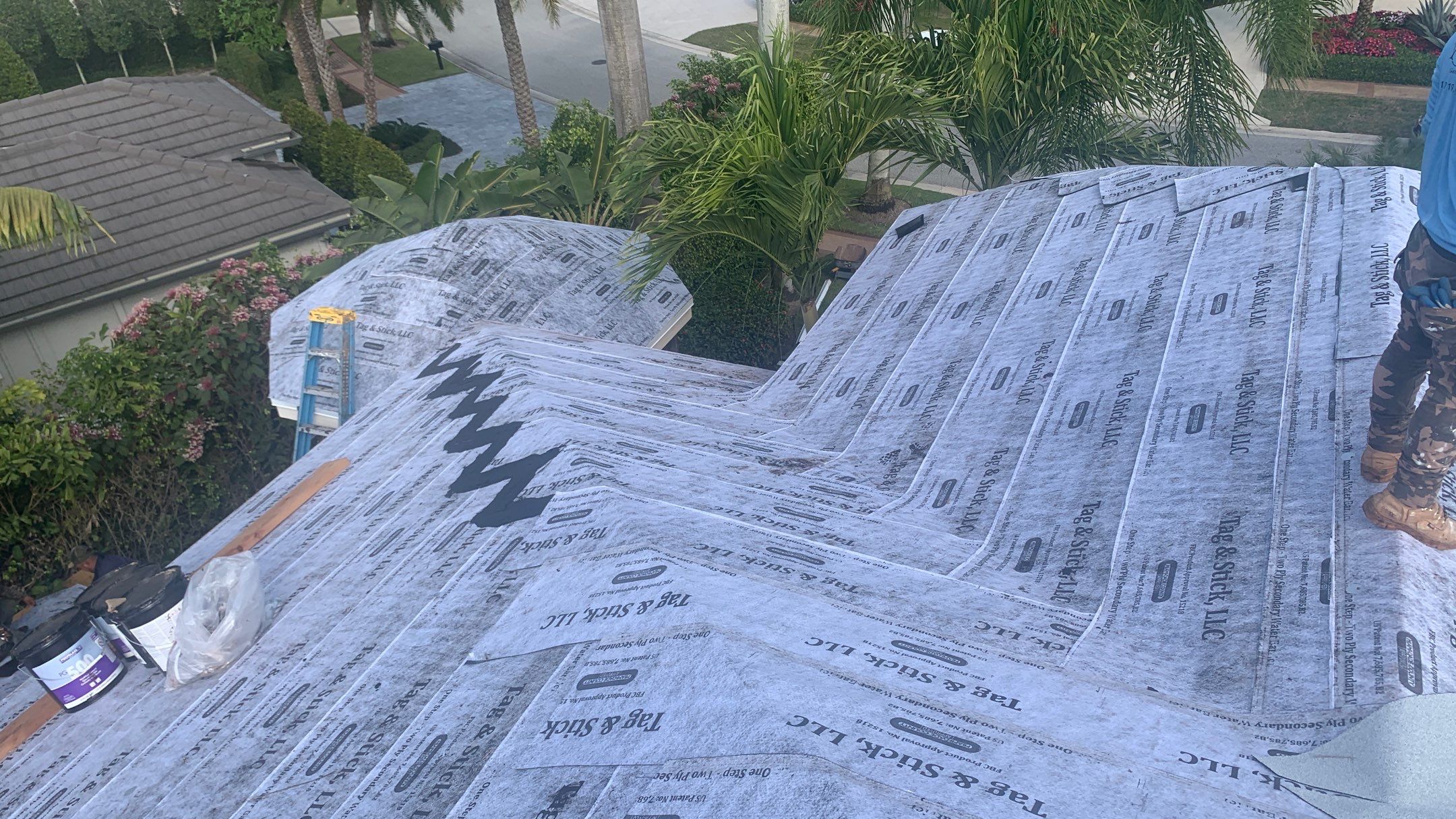 Residential Roofing Installation using Eagle Roofing Tile by BLUES BROTHERS ROOFING
