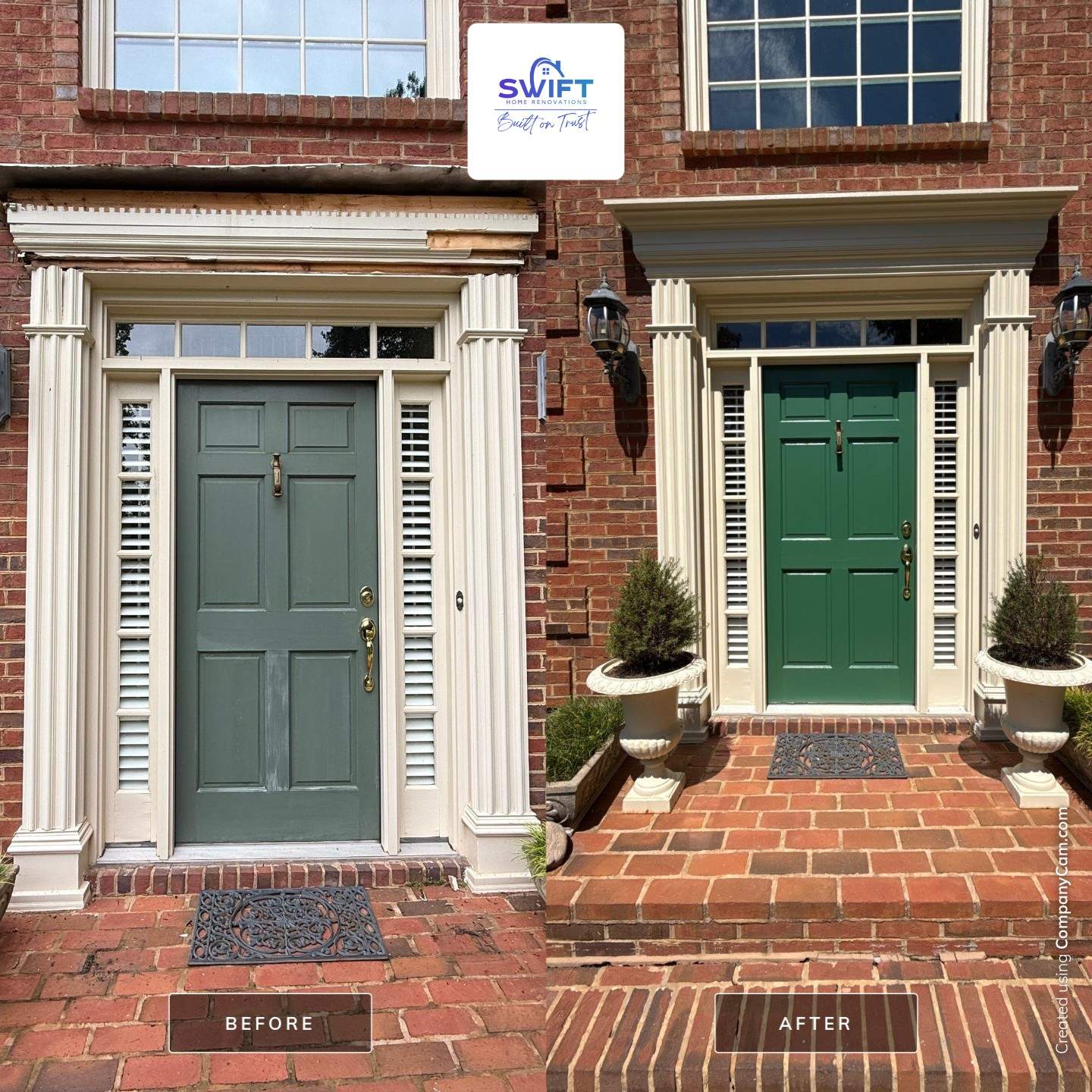Professional Exterior Painting and Trim Refresh for Marietta Residence by Swift Home Renovations