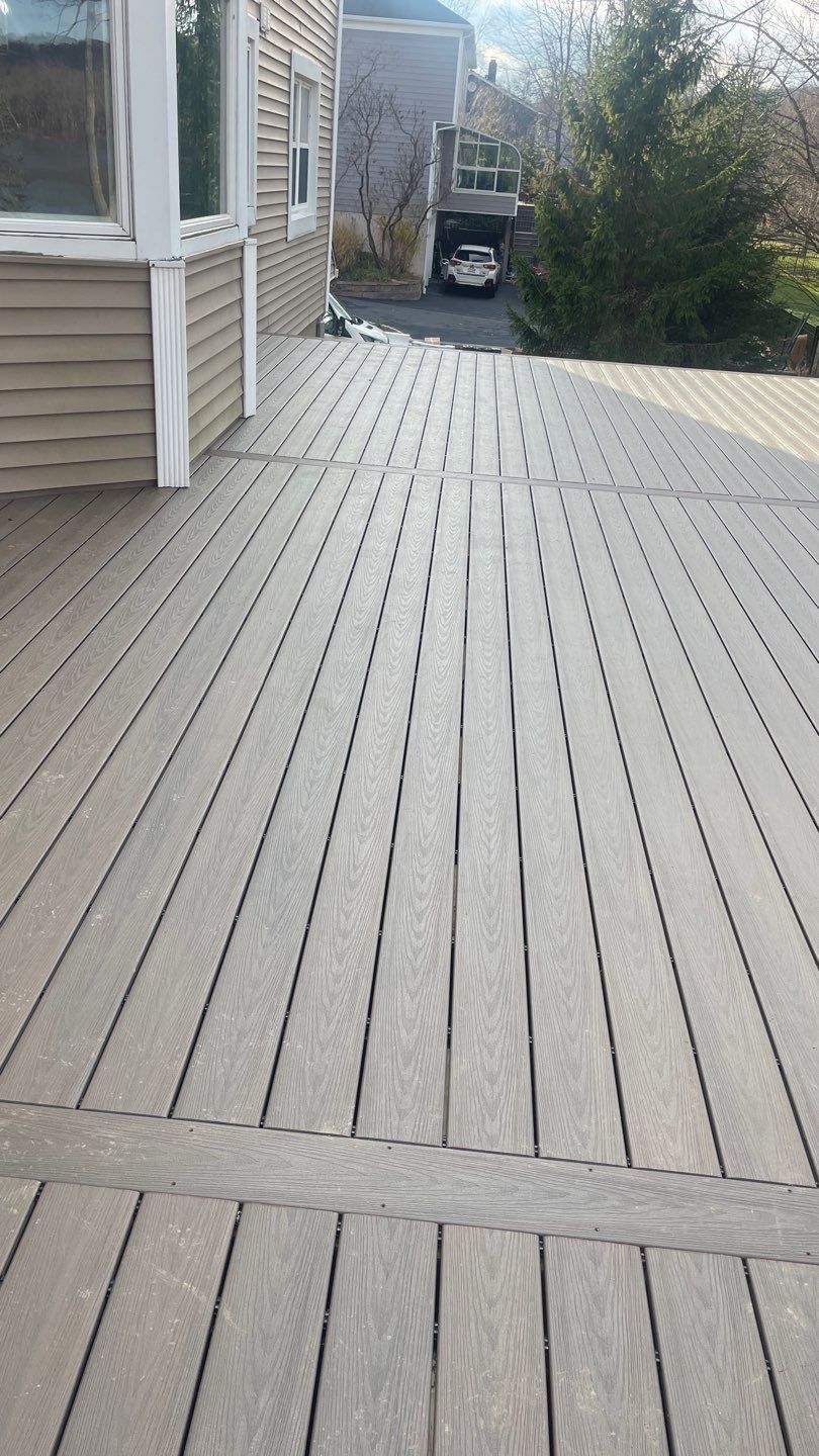 Deck Resurface + Extension  in Randolph by deck guardian
