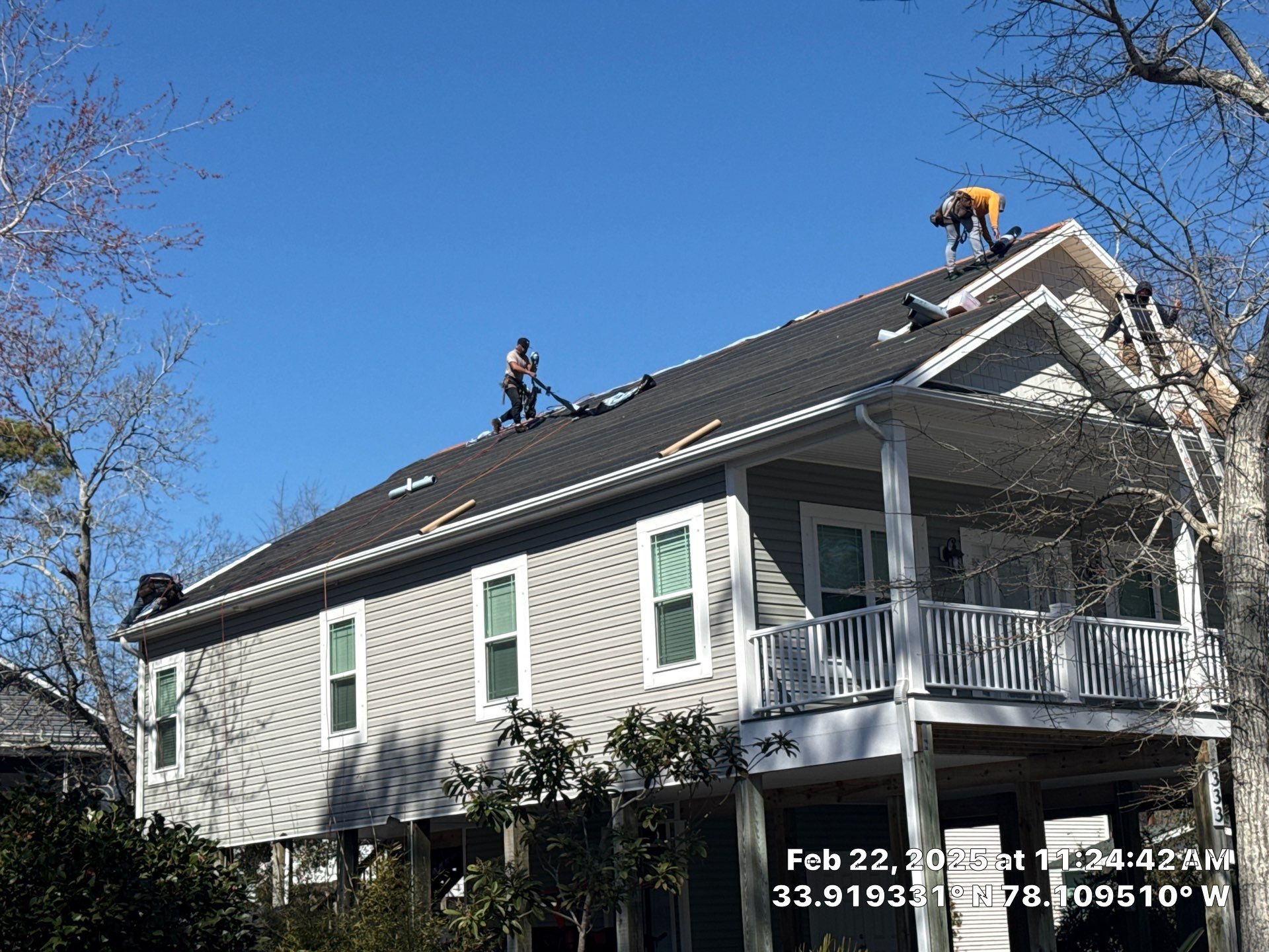 Fortified Roof Replacement using CertainTeed Landmark Pro in Oak Island, NC by RGR Construction and Roofing, LLC