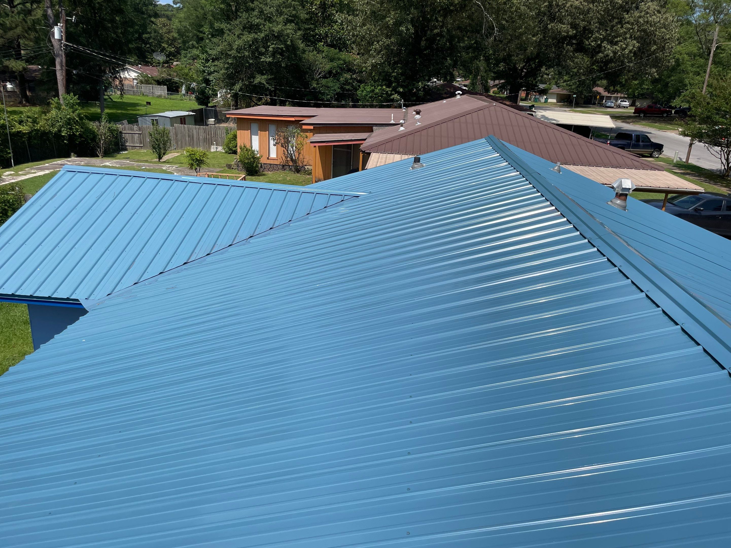Residential Reroof: 29 GA. Colored Residential Panel by Hostetler Roofing