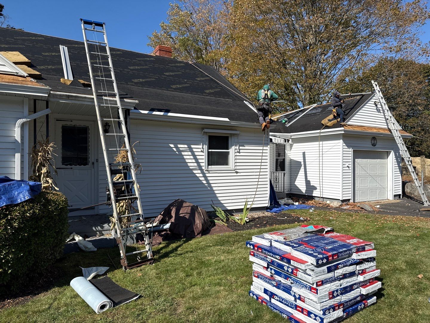 Complete Roof Replacement with GAF Pewter Gray HDZ™ Shingles, VELUX Skylights & New Gutters by Sensible Home Solutions
