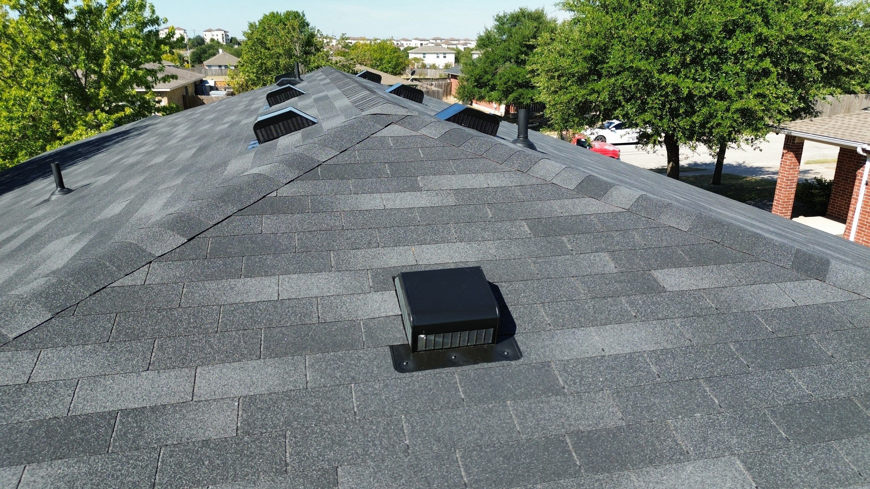 Residential Roof Installation ā Supreme Onyx Black | Leander, TX by Kstylez Roofing & Construction