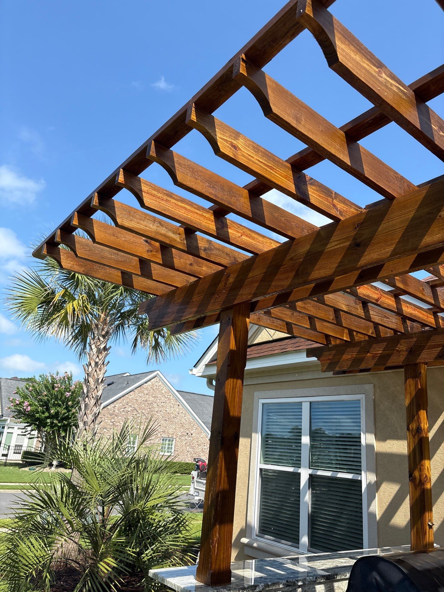 Wood Pergola using Wood Sealant by DuraSeal