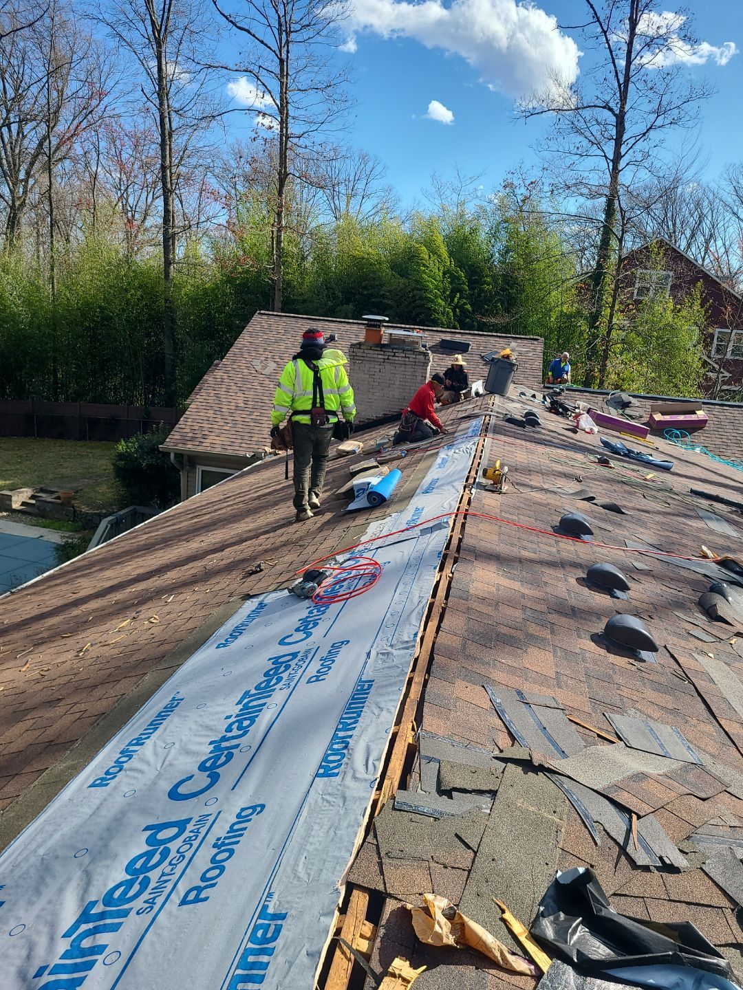 Fairfax: Residential Roof Replacement with CertainTeed Landmark Pro in Max Def Burnt Sienna by RM Banning, Inc.