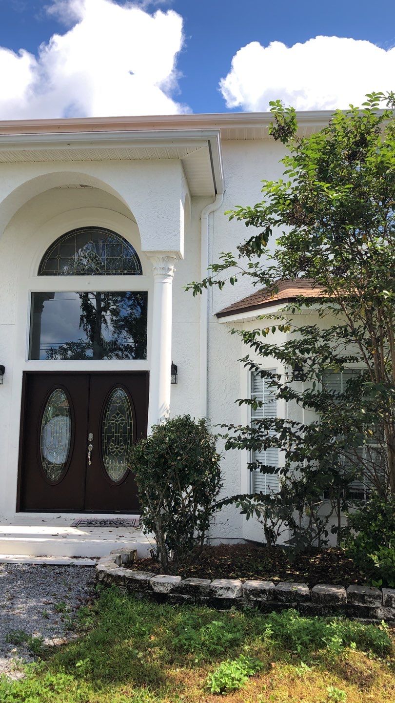 Seamless Gutter Installation using White K-Style Gutters by Gutter Professors