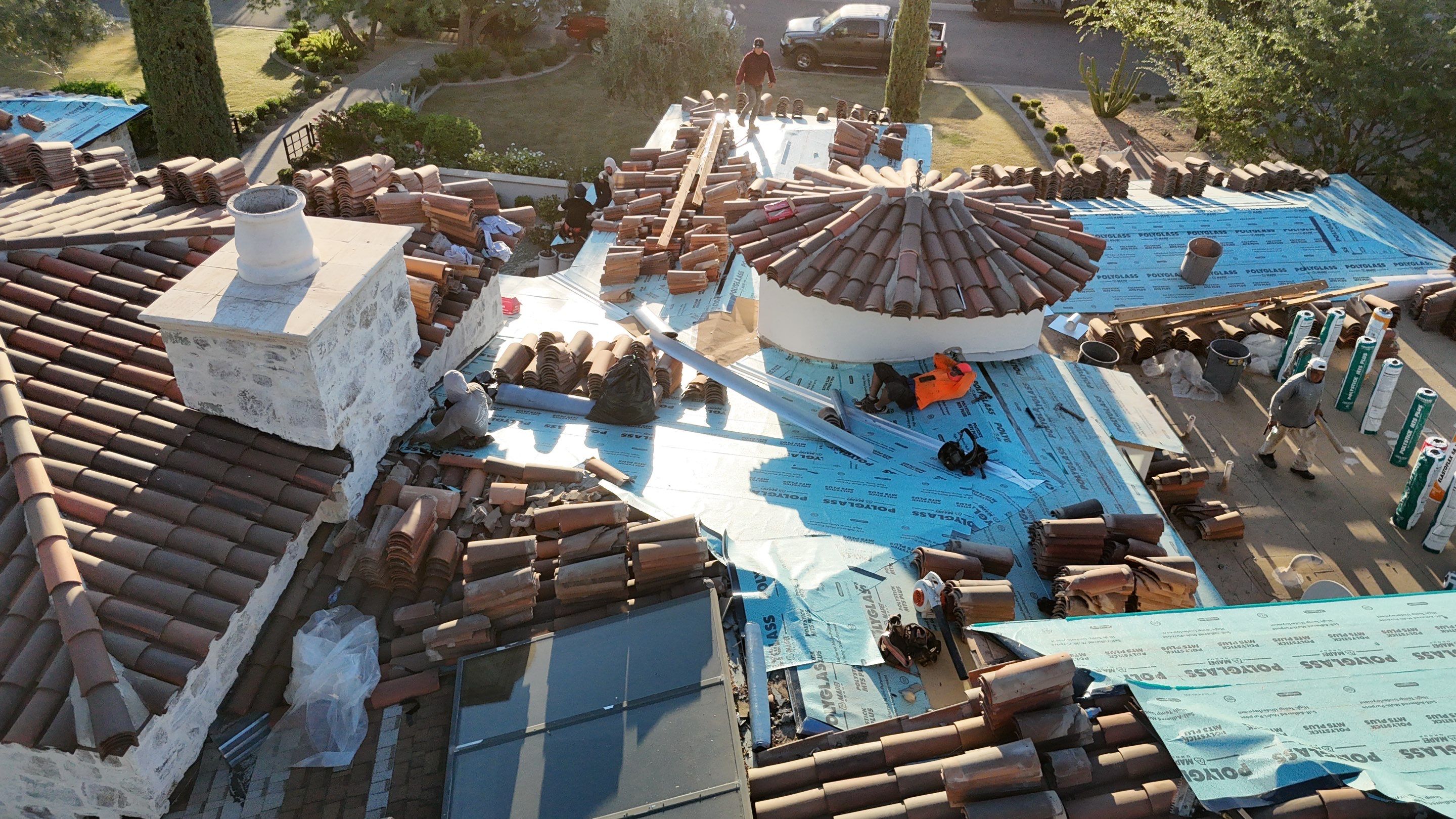 Project in Paradise Valley, AZ by Saint Roofing