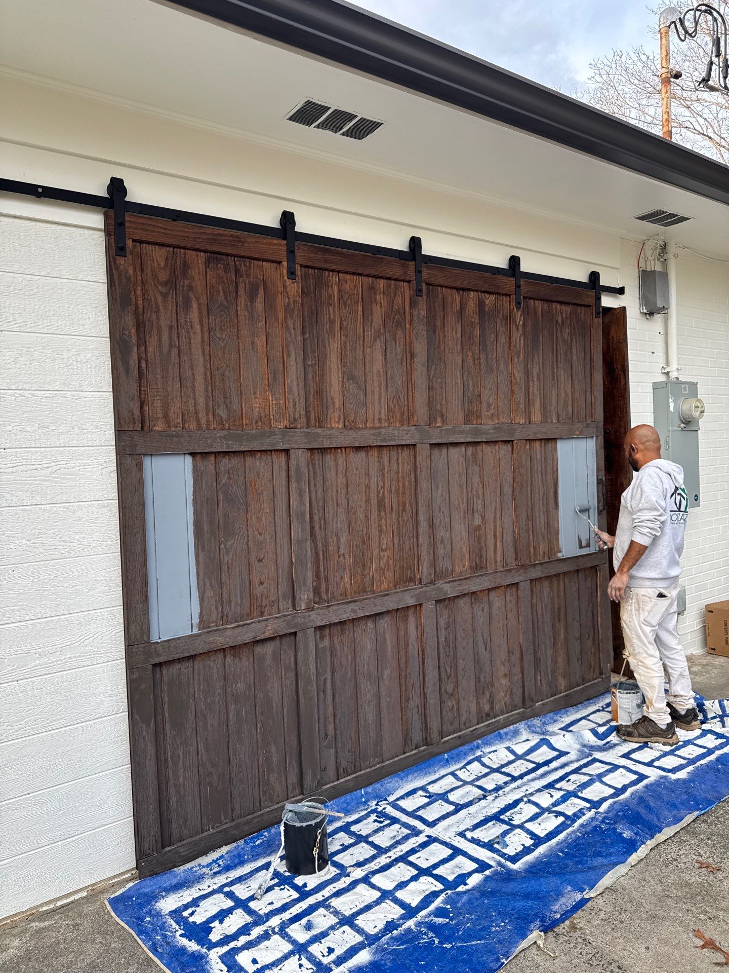 Exterior Brick Painting by GonzalezPainters & Contractors Inc 