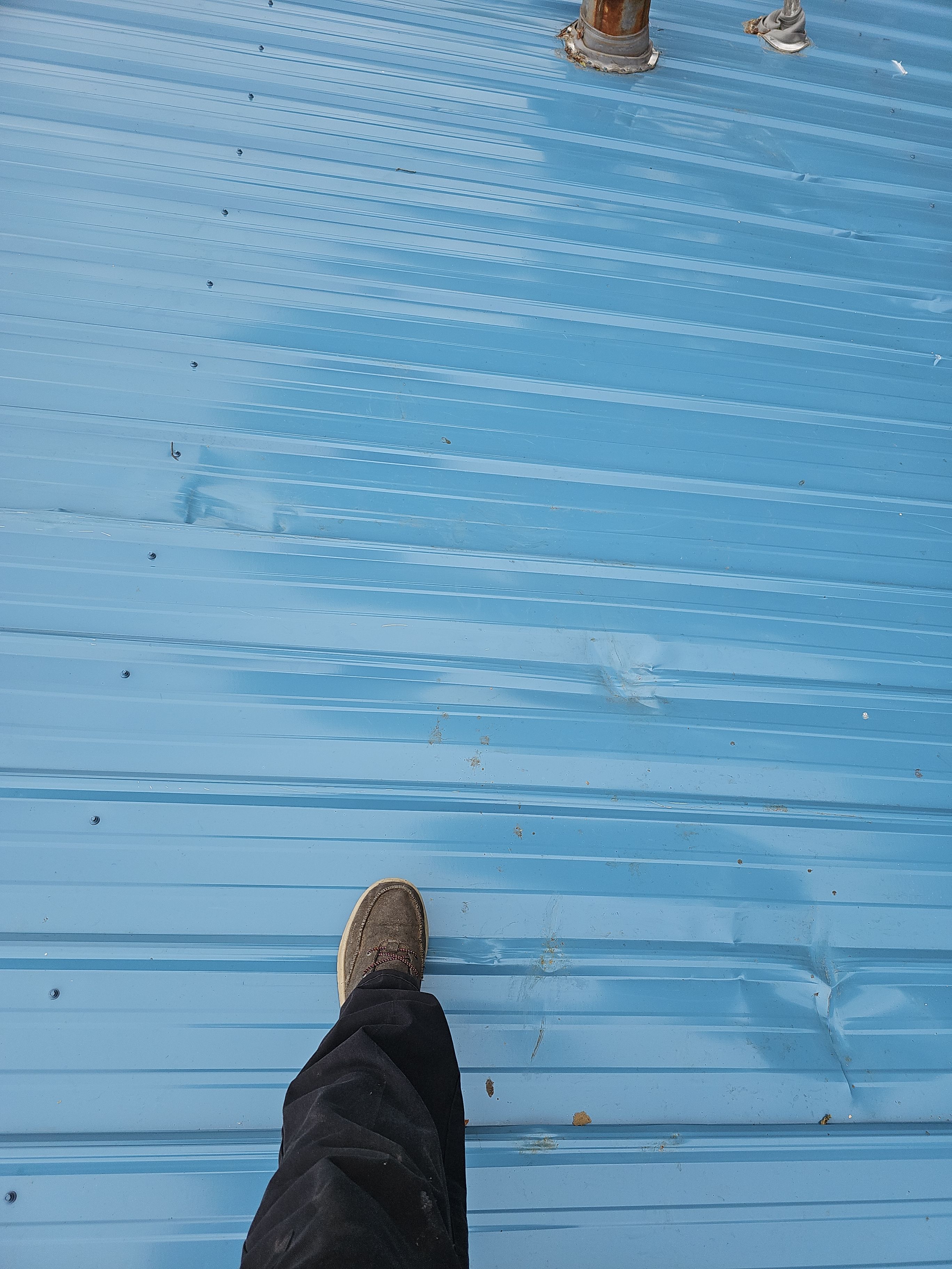 Residential Reroof: 29 GA. Colored Residential Panel by Hostetler Roofing