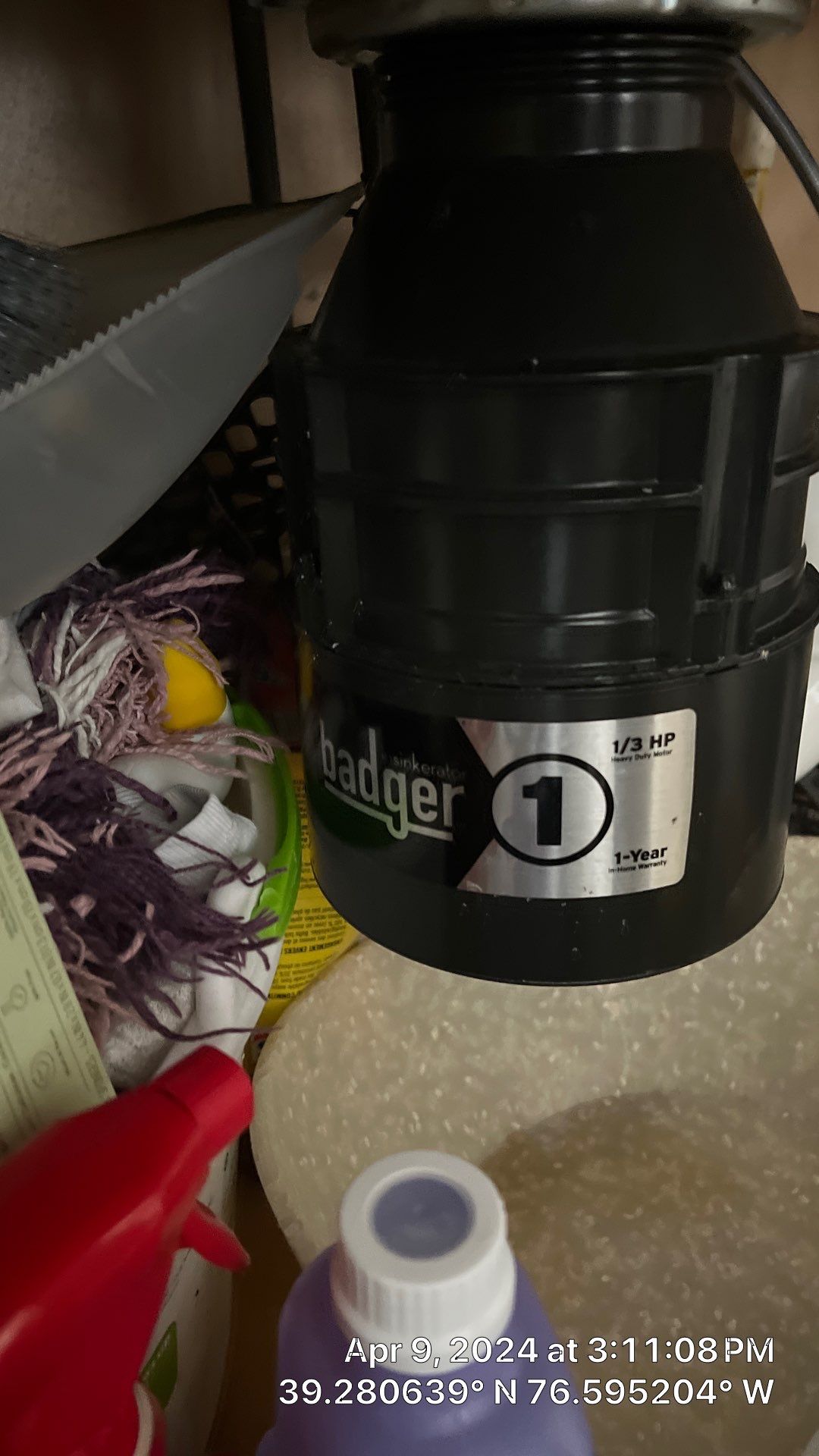 Garbage disposal+ GFCi Outlet by JpJ Service Consulting LL 