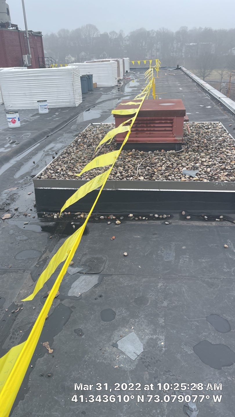 Commercial Roofing Installation using EPDM  by A Plus Exterior