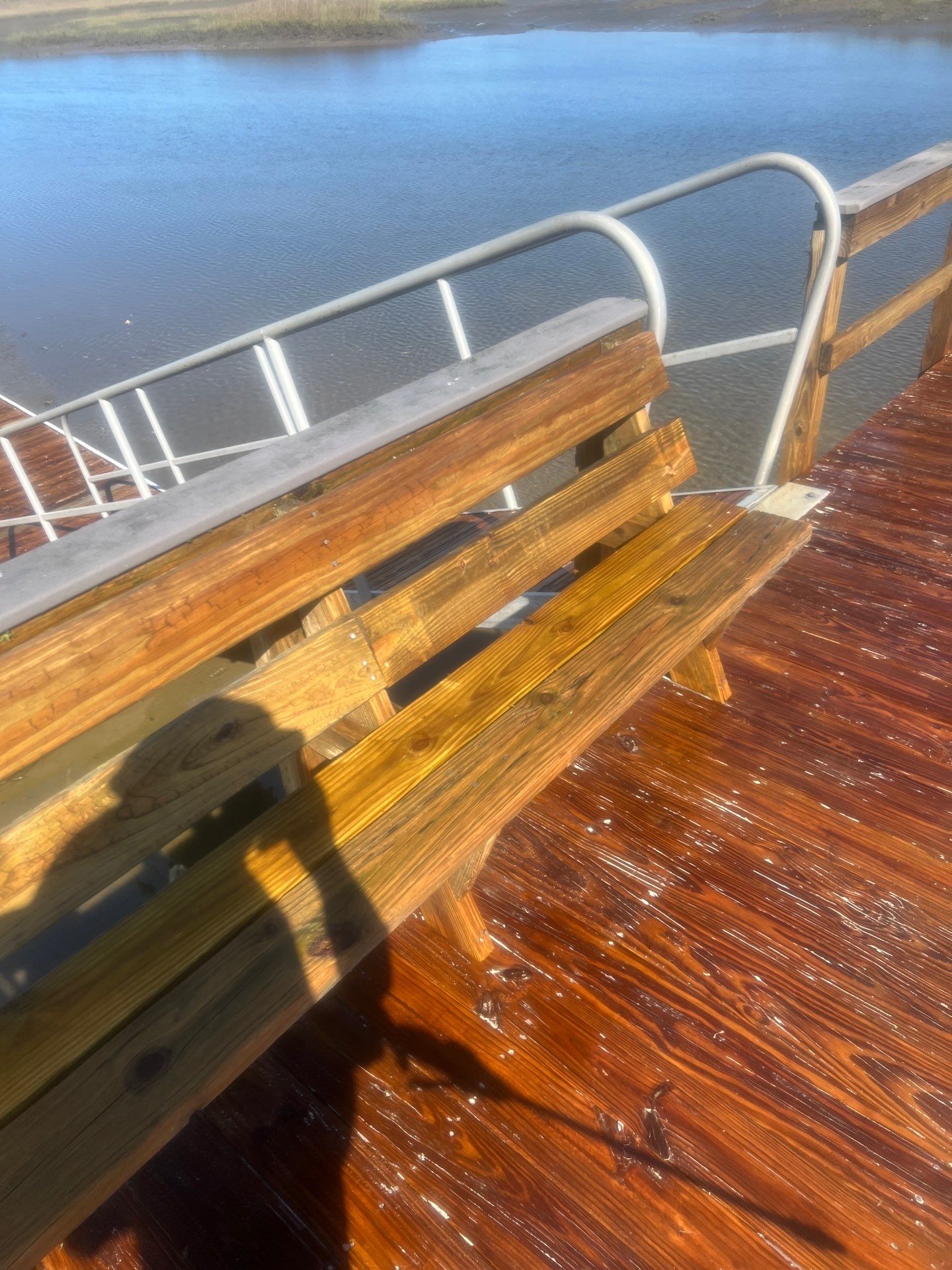Dock using Wood Sealant by DuraSeal
