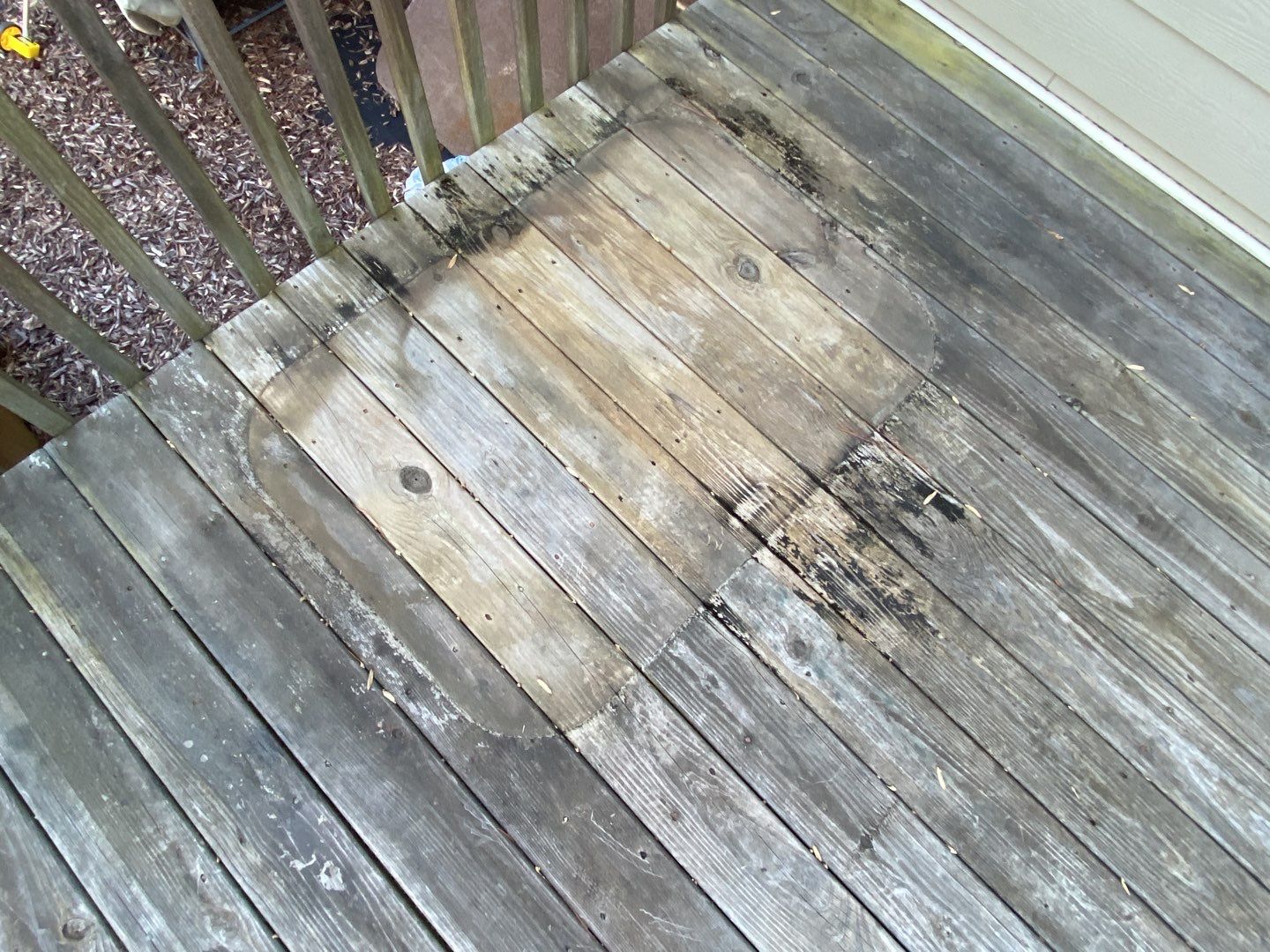 Weathered Deck using Wood Sealant by DuraSeal