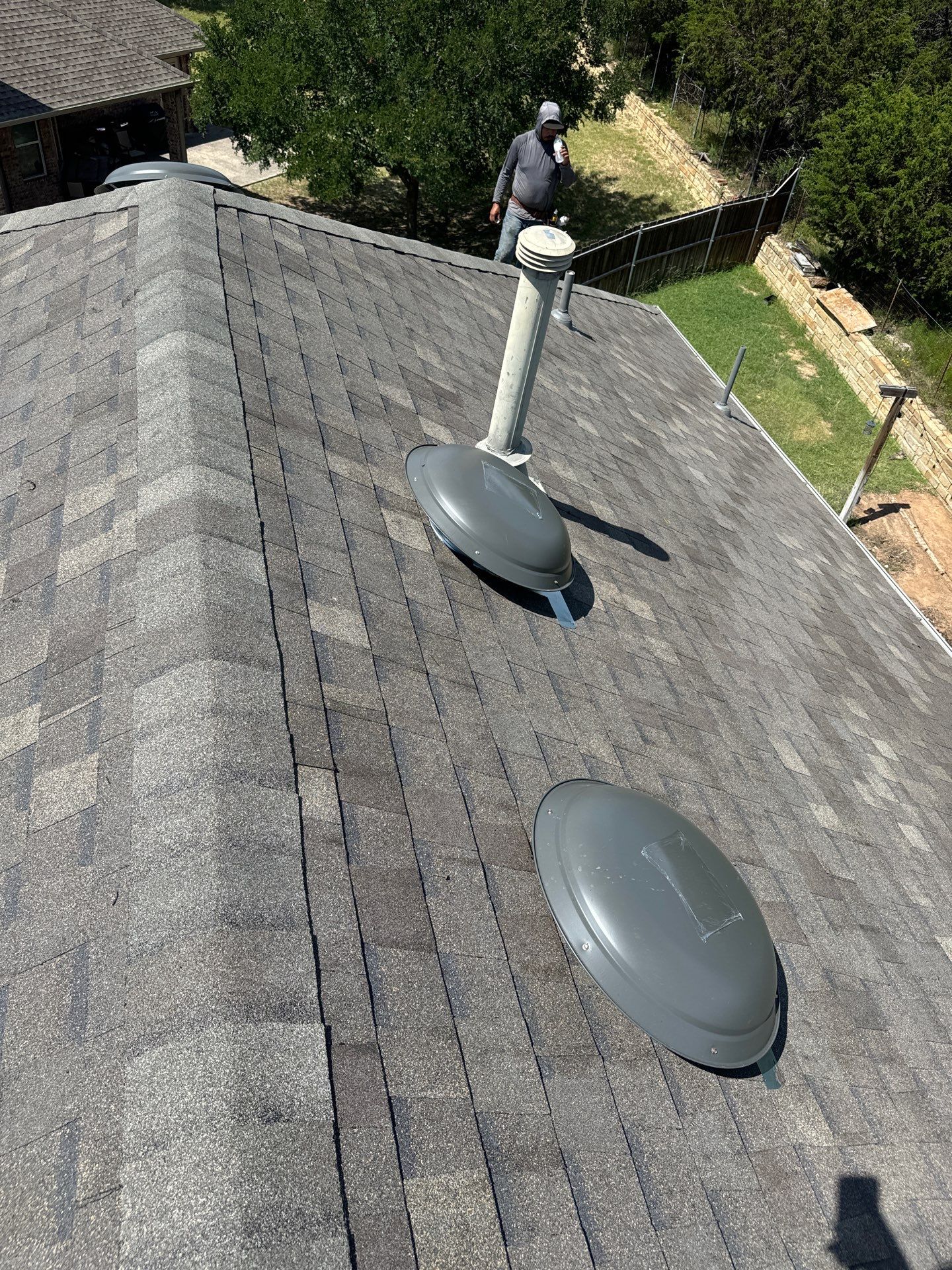 Project in Weatherford by Lonestar Roofing and Restoration LLC.