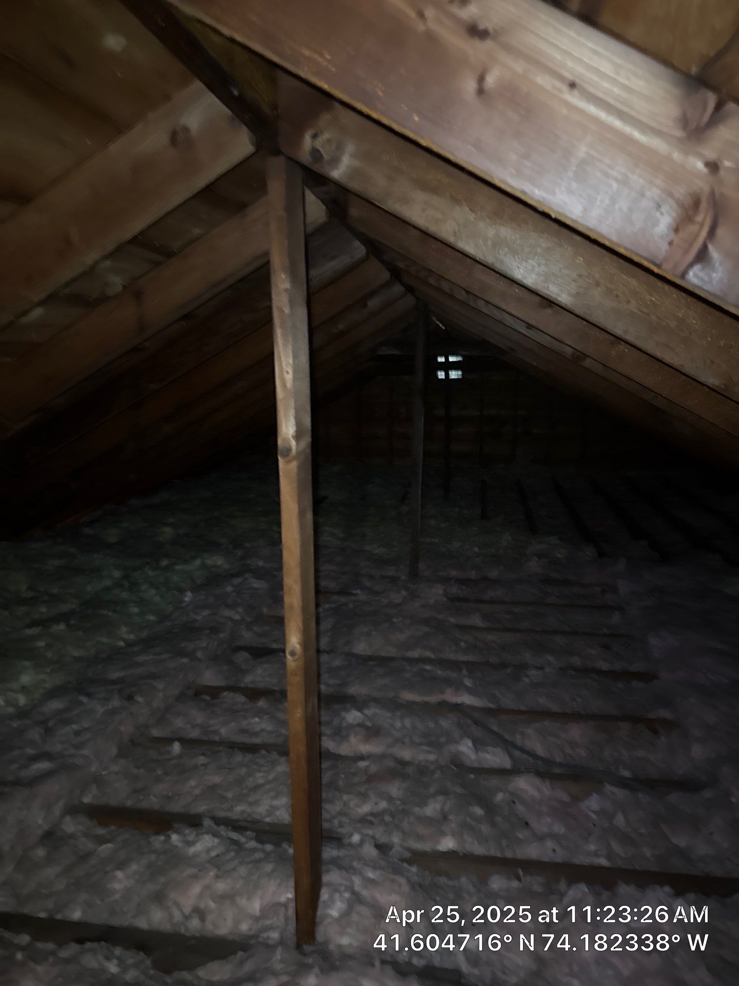 Attic Insulation using open cell spray foam by NYS Foam & Energy