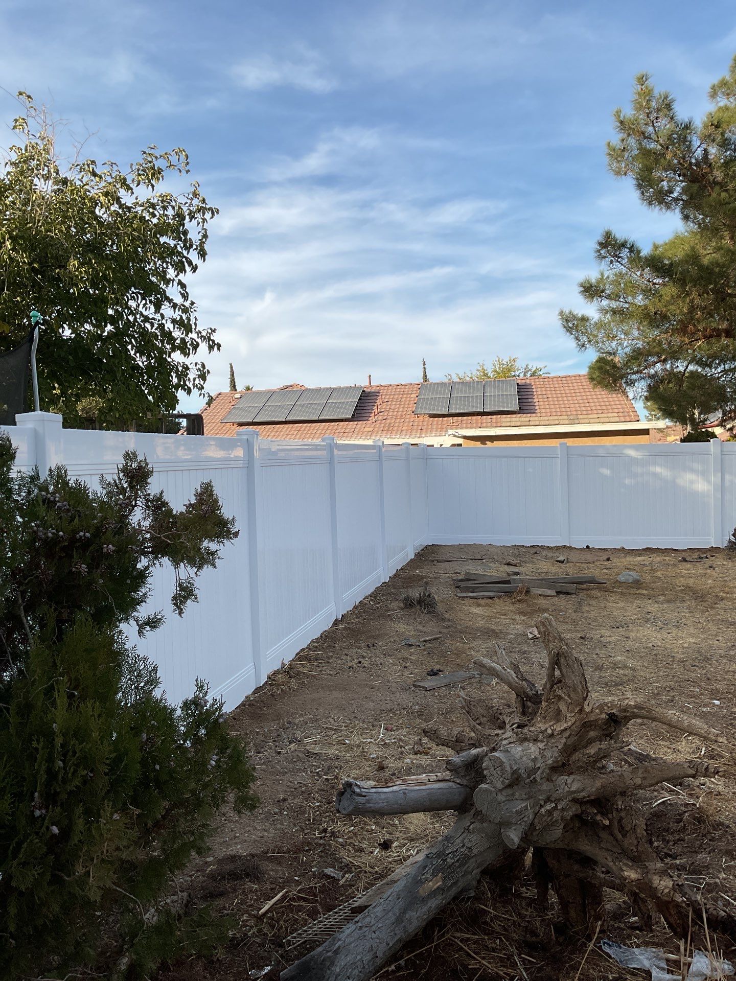 Fence Installation using Vinyl by Fence Guys Inc.