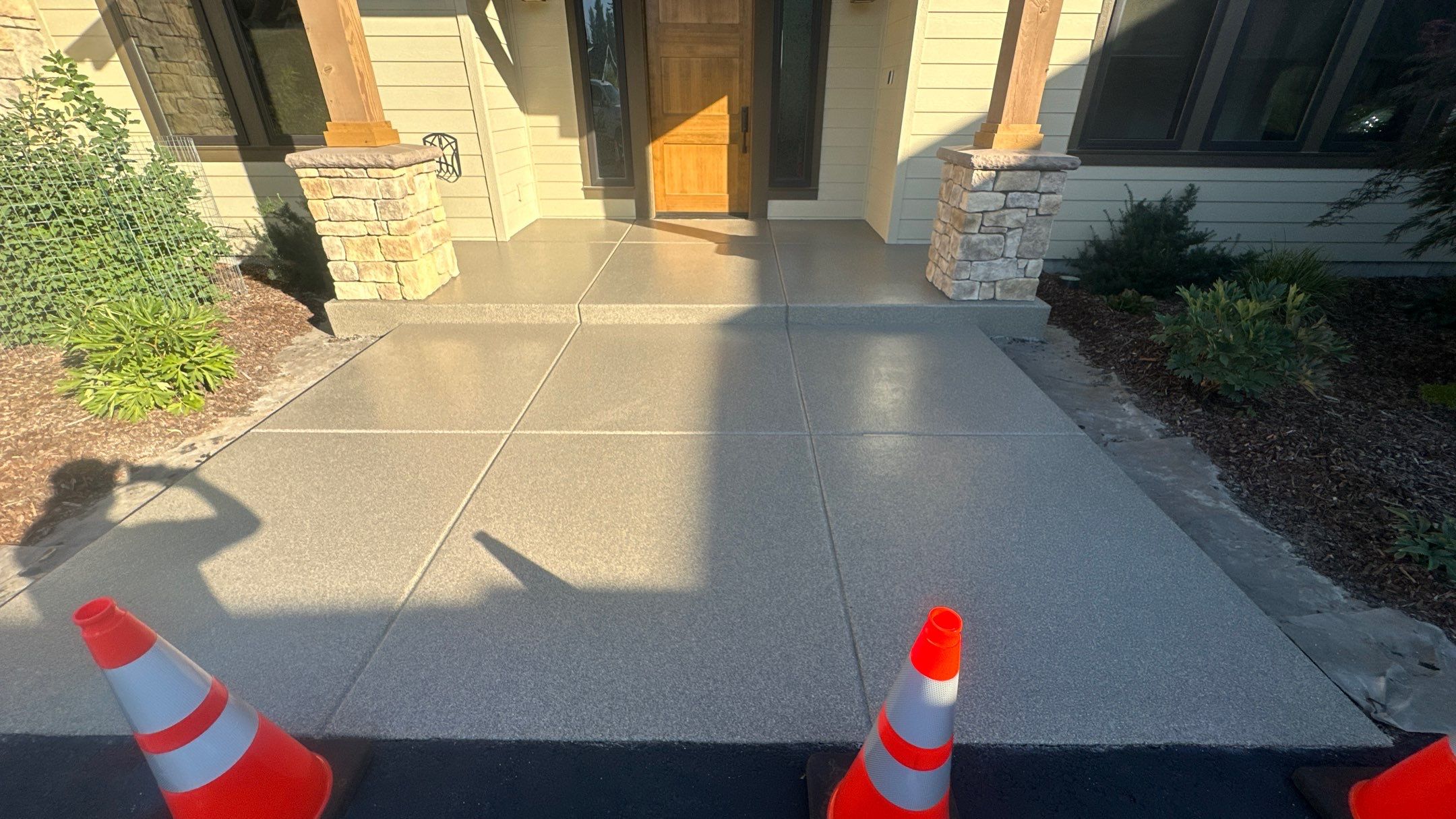 Patio Transformation using Rockford 1/8" by Croc Coatings, LLC