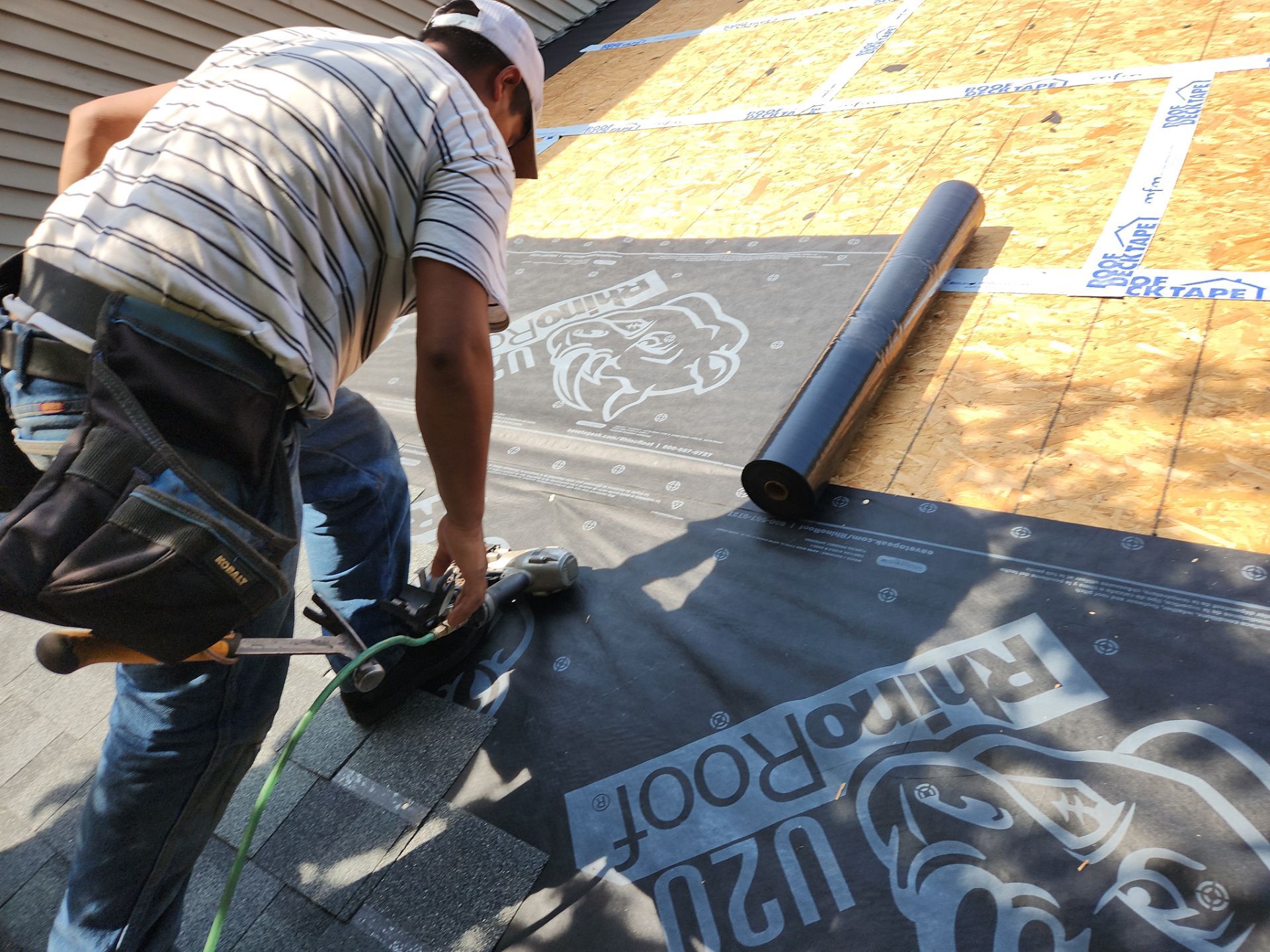 Residential Roofing Installation using Owens Corning TruDefinition Duration - Estate Gray by A Plus Exterior