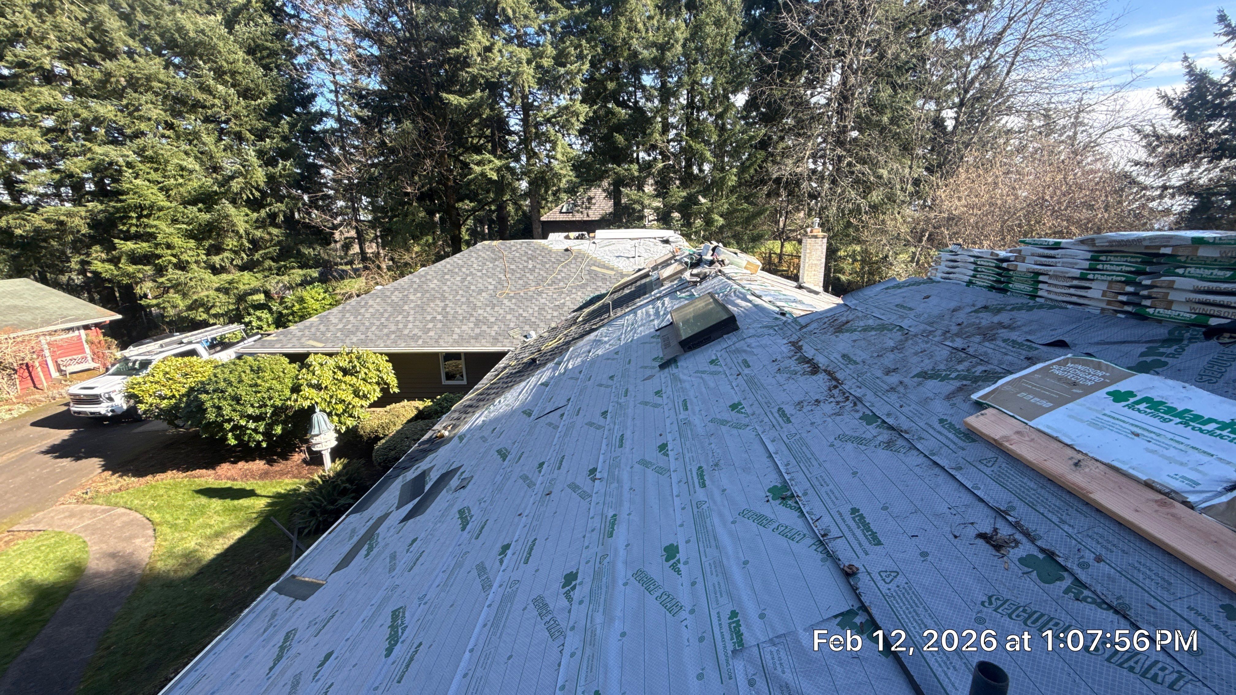 Project in Happy Valley, OR by Rain City Roofers