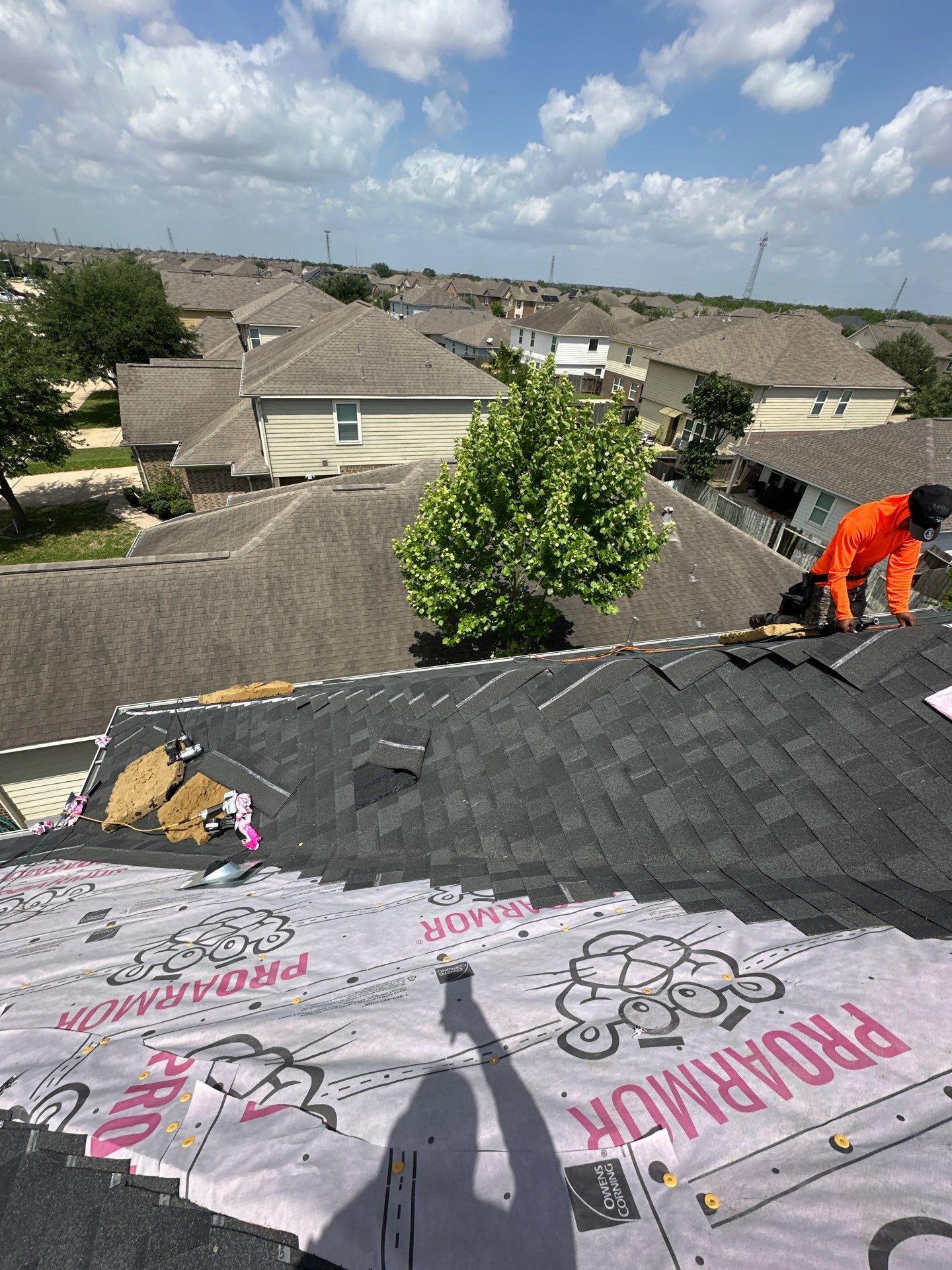 Project in Katy by Motion Roofing