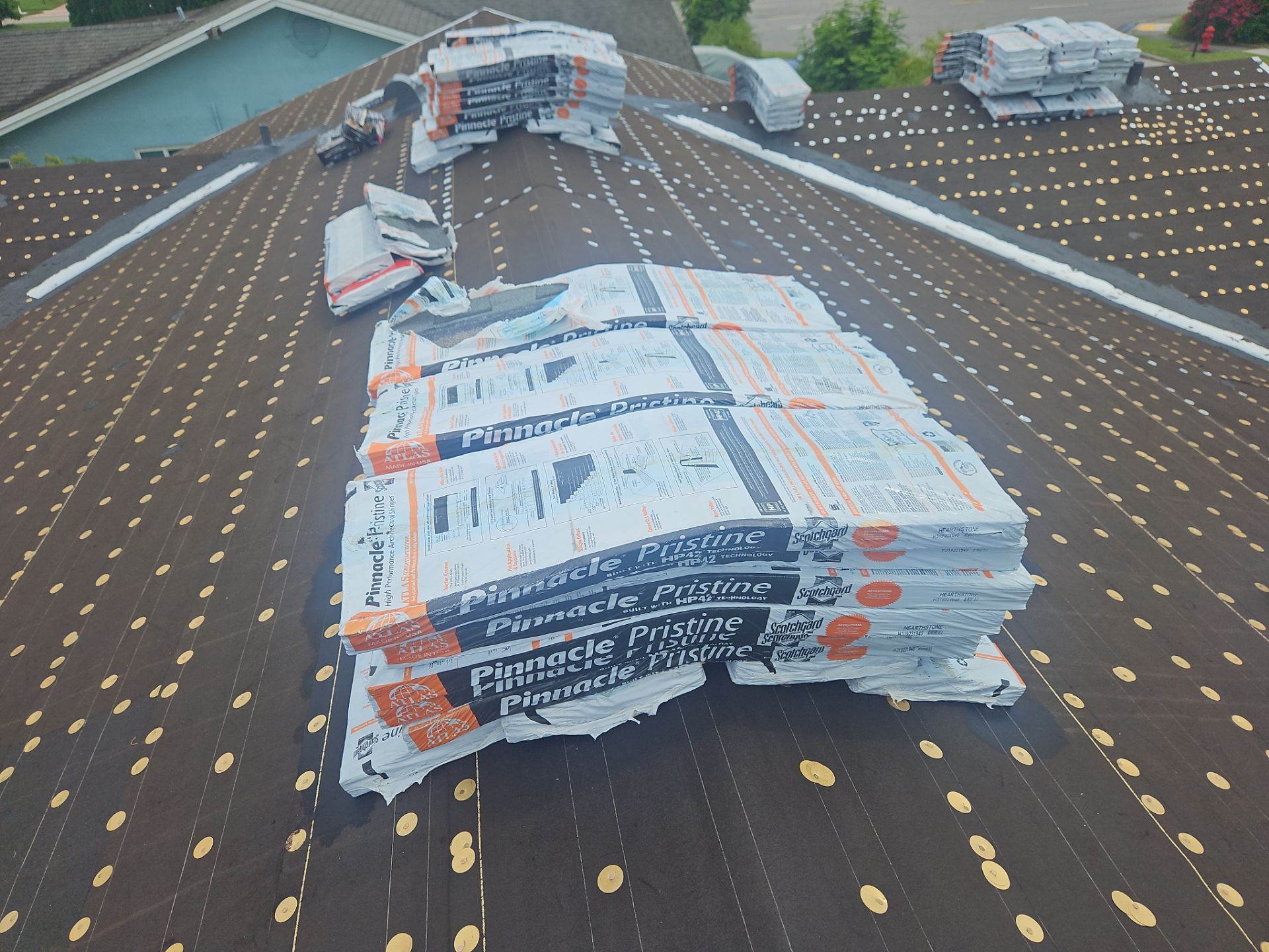 Residential Roofing Installation using Atlas by BLUES BROTHERS ROOFING