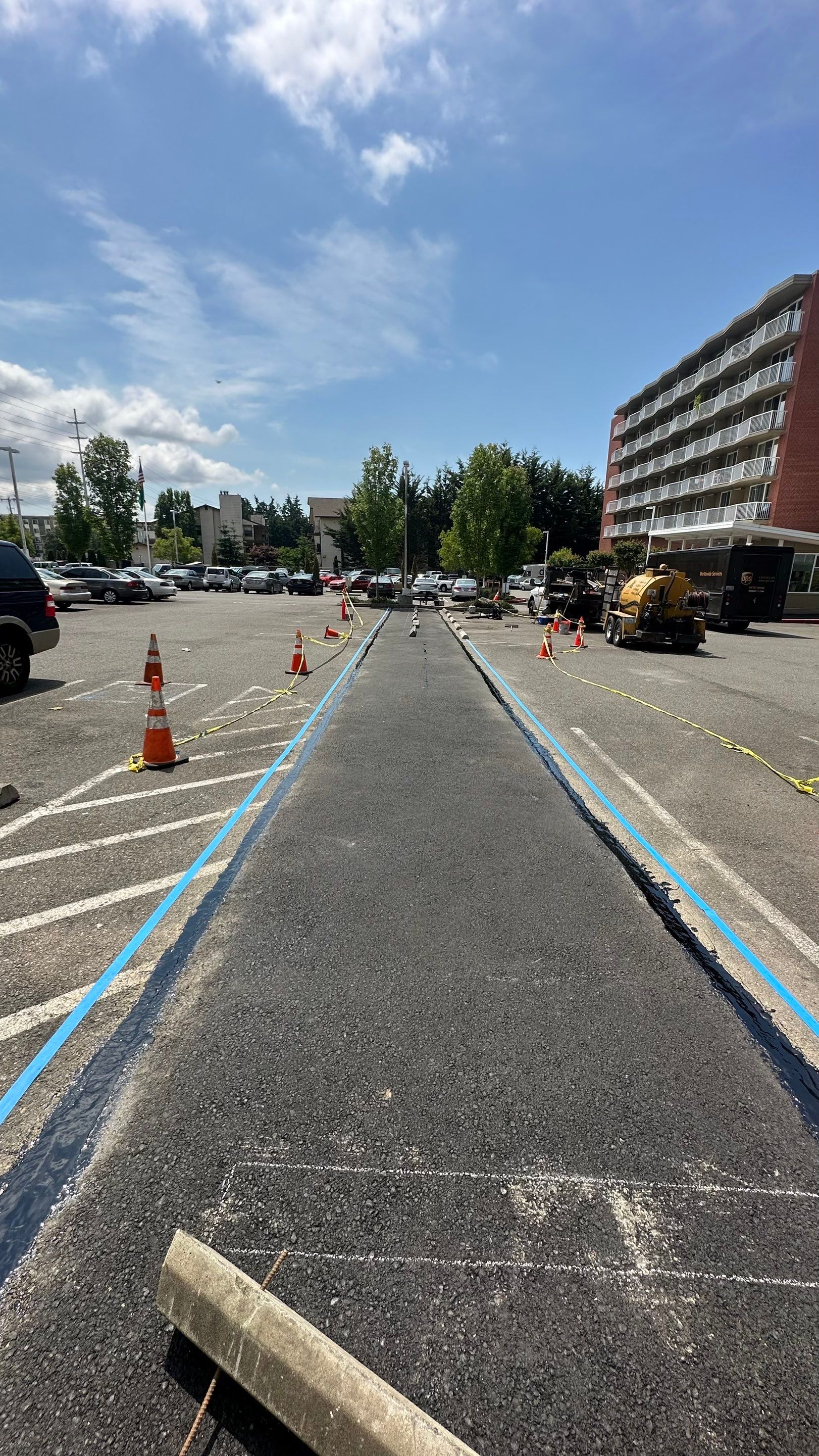Sanford Hildebrand Towers | Asphalt Patch Repair  by Jireh Asphalt & Concrete Inc 