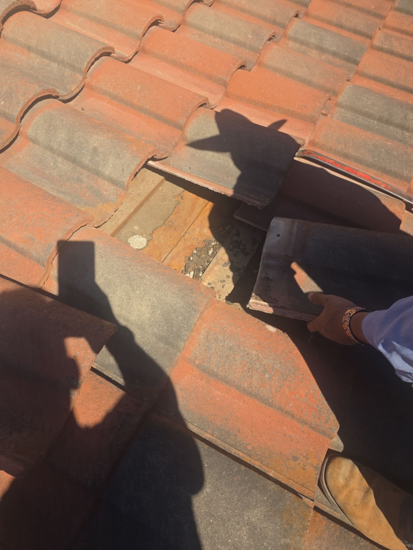 Specializing in tile roof repairs by REPS Austin Area Roofer