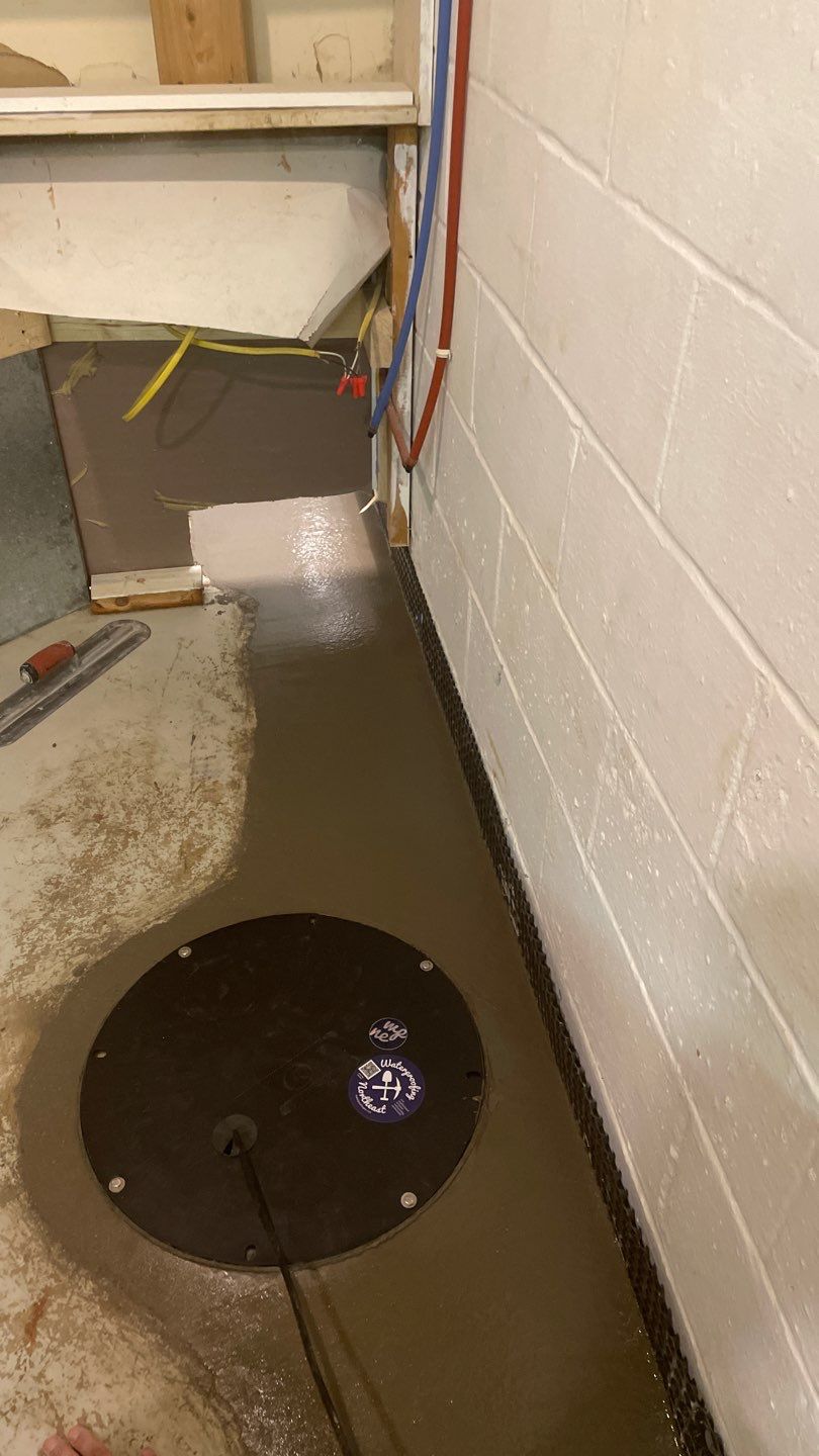 Waterproofing for our neighbor Heather by Waterproofing Northeast