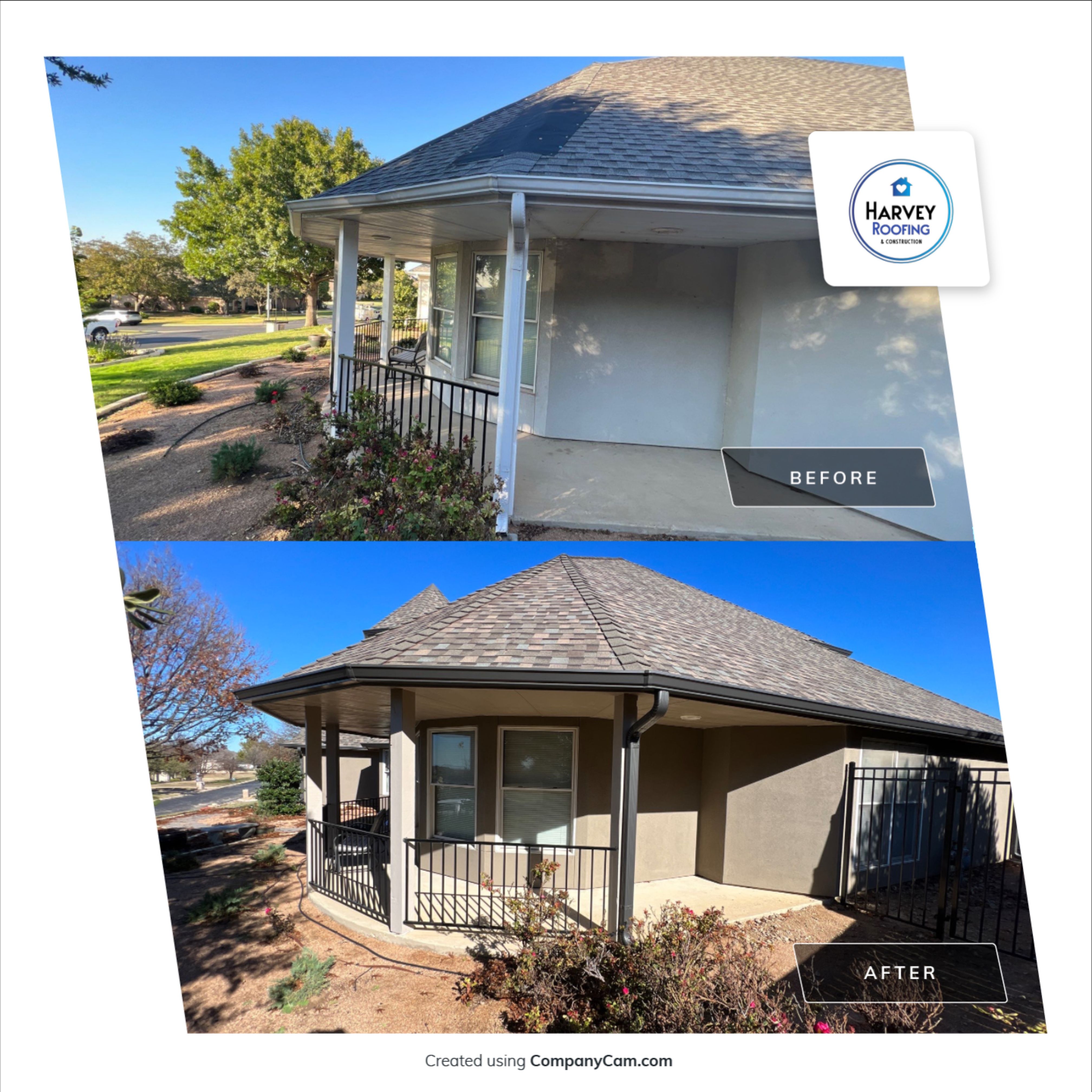 Residential Roofing Installation using ATLAS StormMaster Shake by Harvey Roofing & Construction