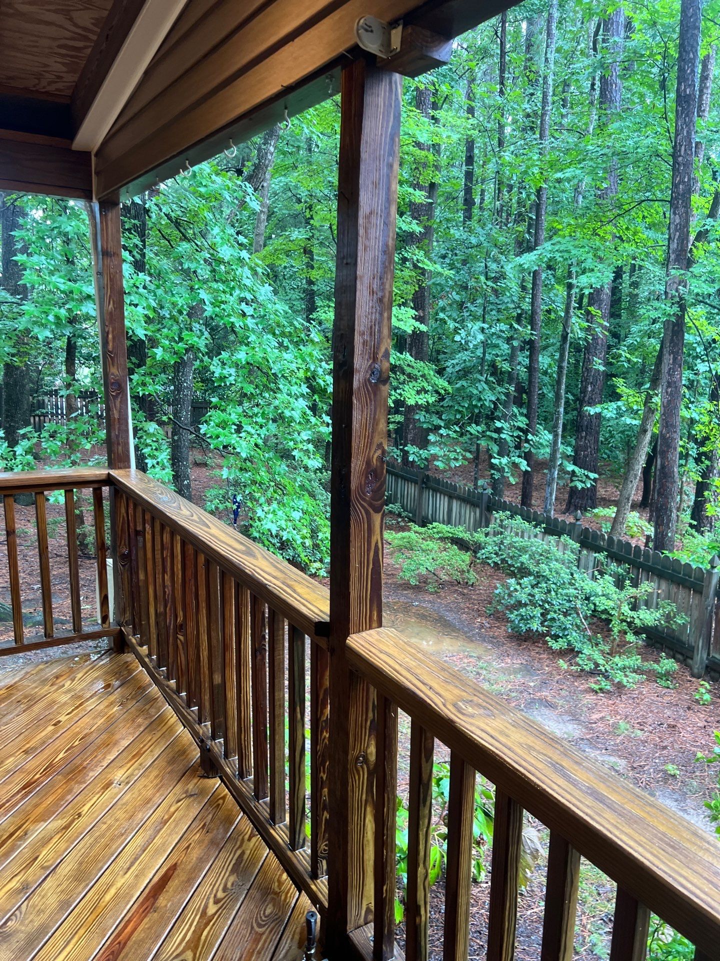 Stamped Concrete and Weathered Deck by DuraSeal