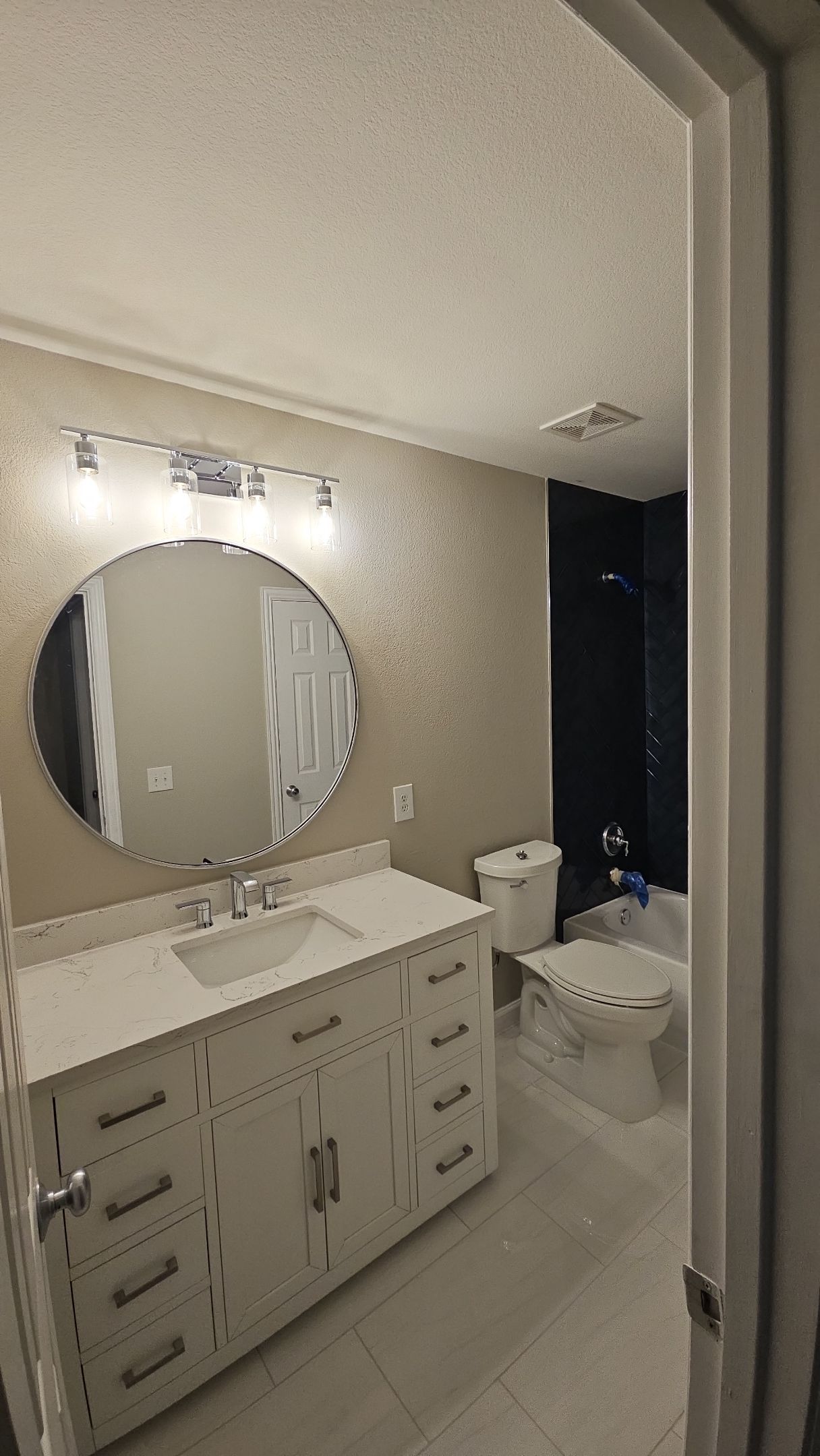 Bathroom remodel by Novastar Construction 