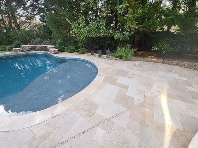 Stone using Concrete Sealant