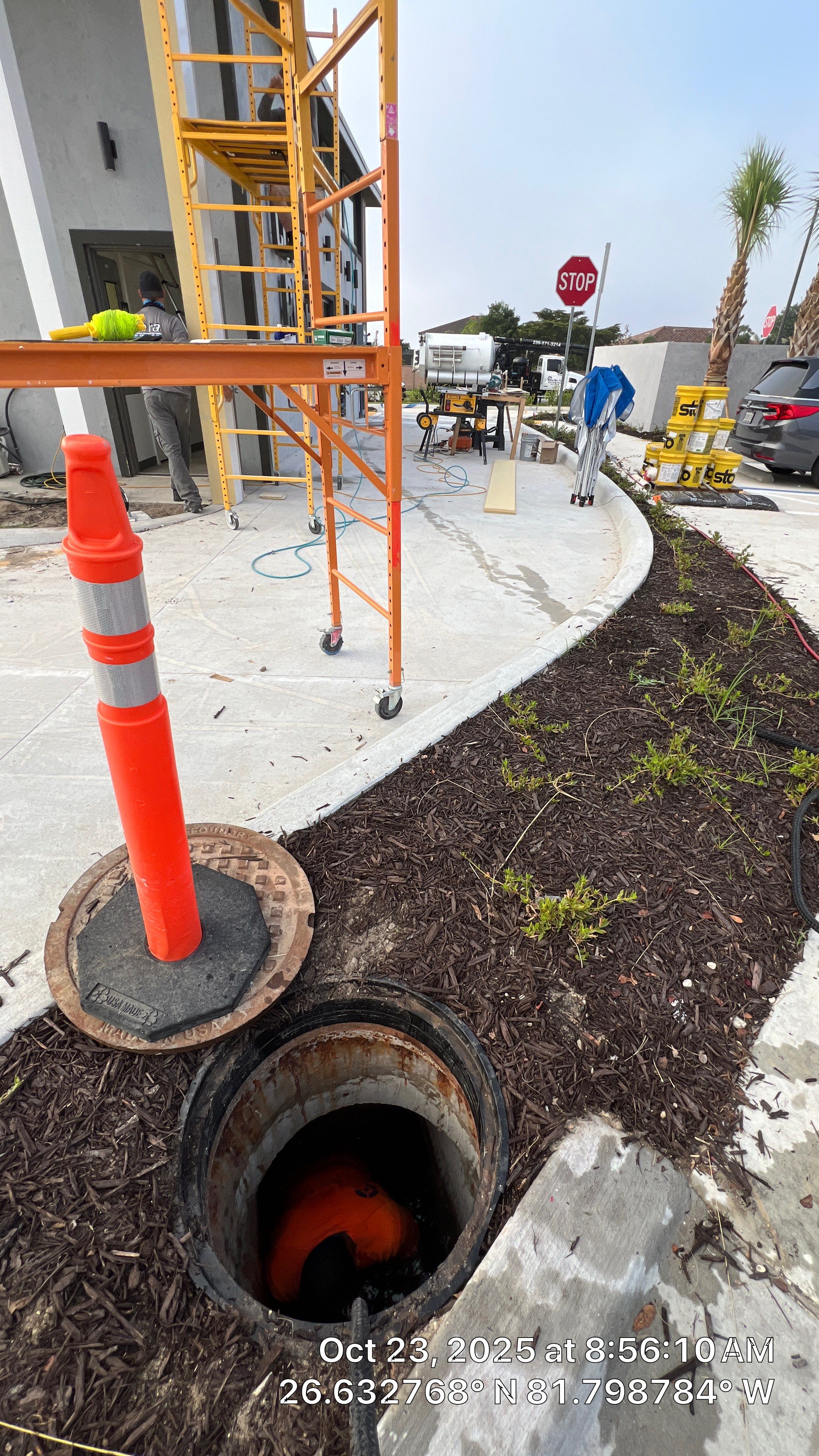 Coffee Rush Fort Myers with PRS by Don Mar, Inc. Storm Water Solutions