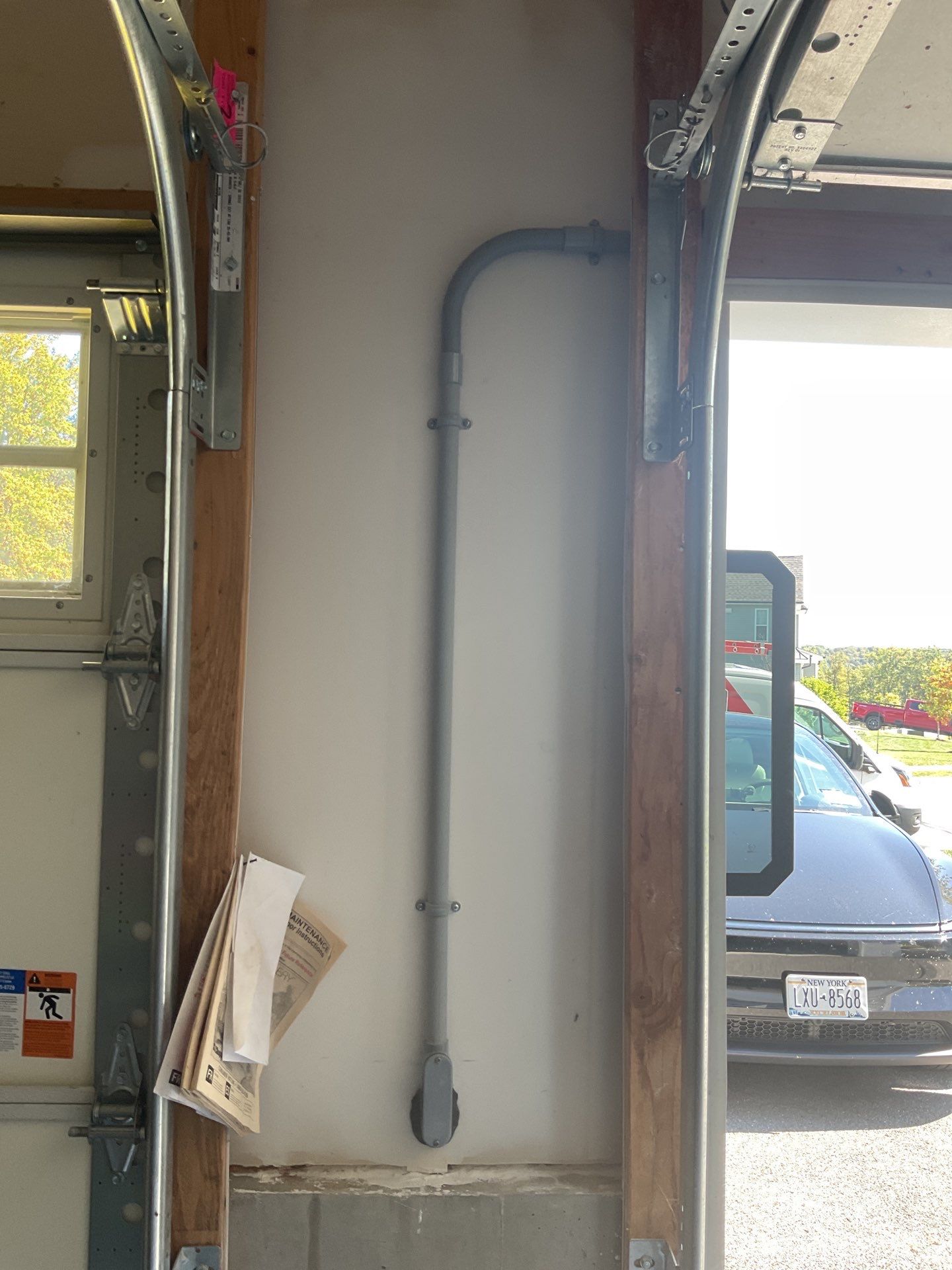 Exterior EV Charger Installed with PVC Conduit – Powered by ZAM by ZAM Electric
