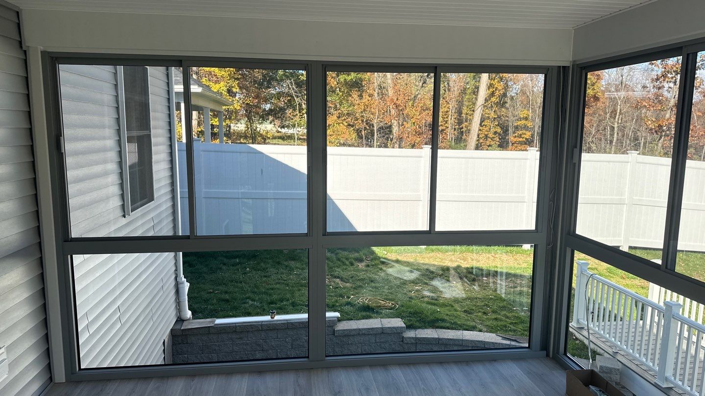 Summer Space Porch Enclosure by DiGiorgi Roofing and Siding Inc