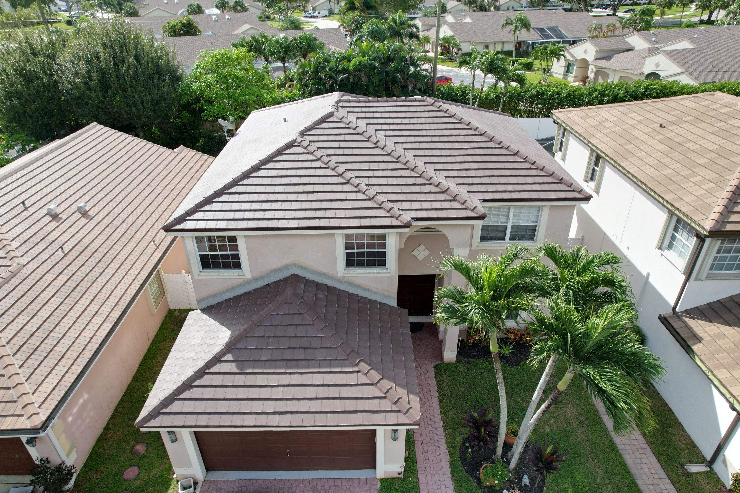 Tile Roof using Eagle Bel Air Cocoa Range by Roofing Recovery
