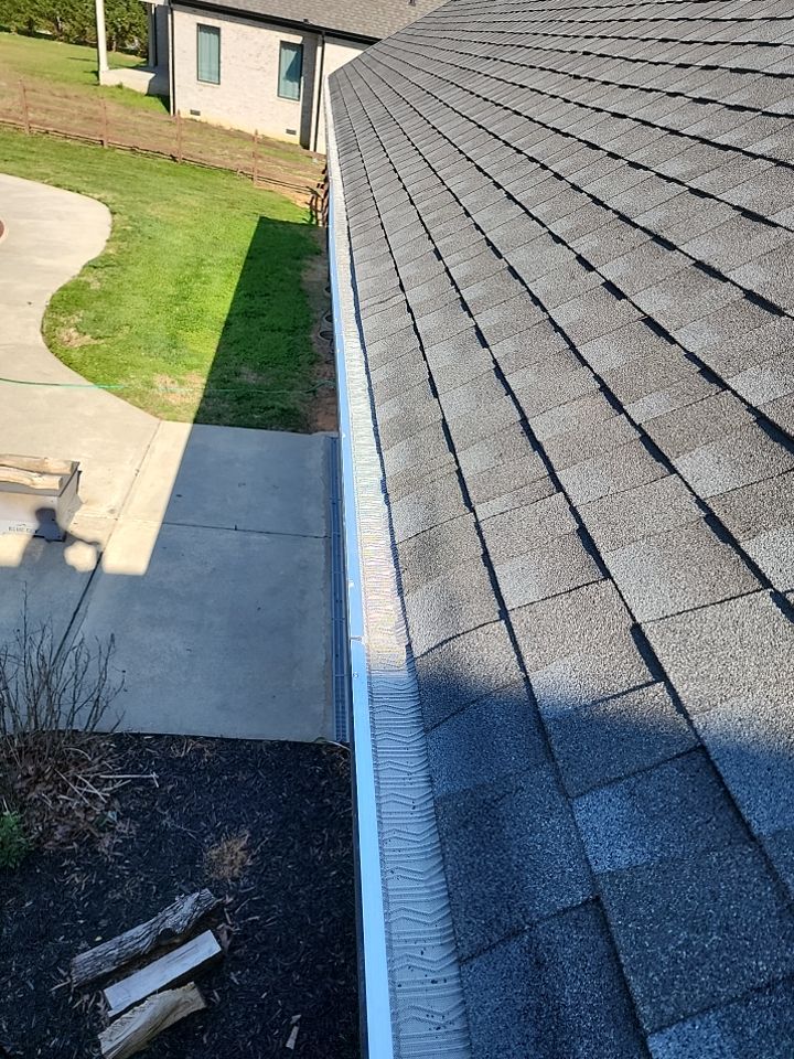Gutter Guard Instalation using Leaf Blaster Pro by Gutter Glove by Power Wash Masters LLC