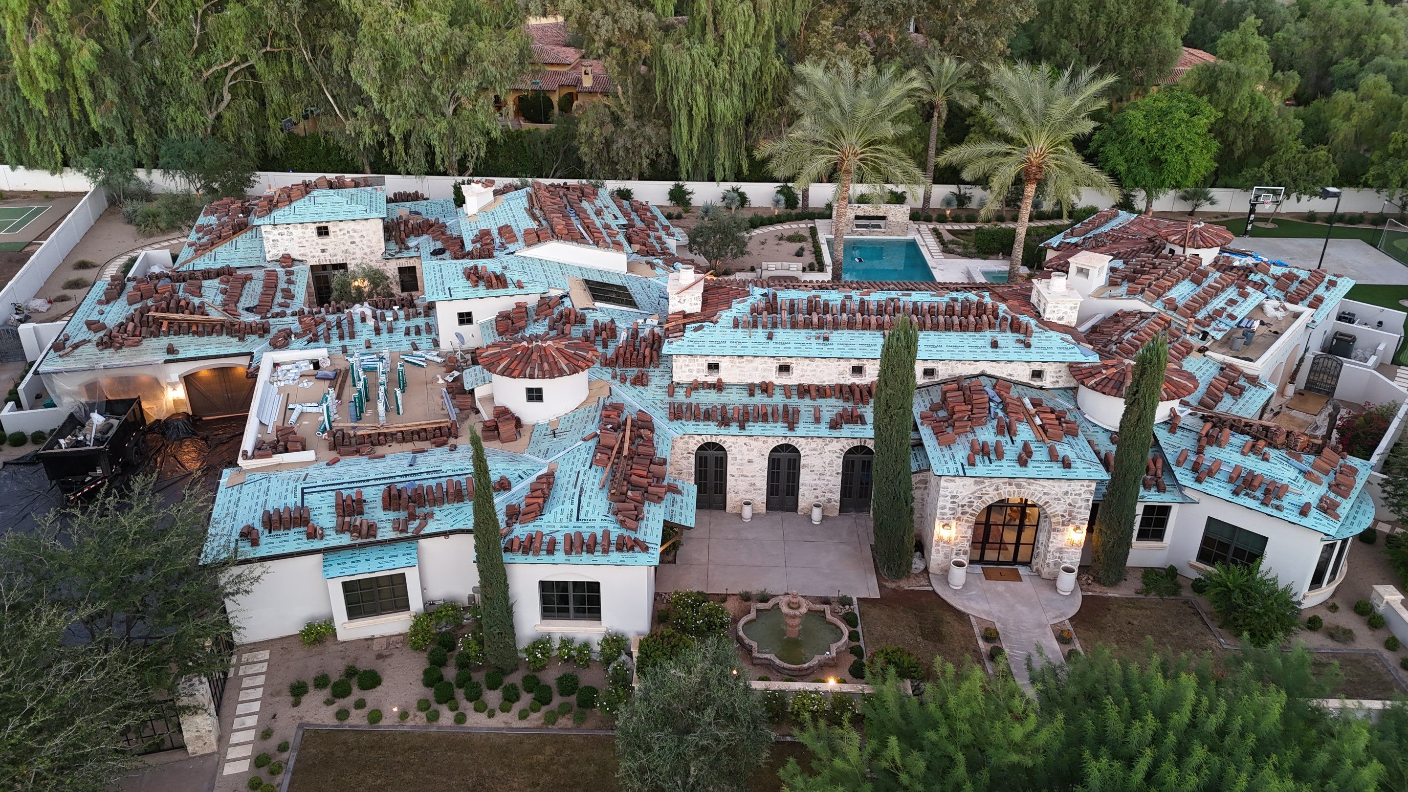 Project in Paradise Valley, AZ by Saint Roofing