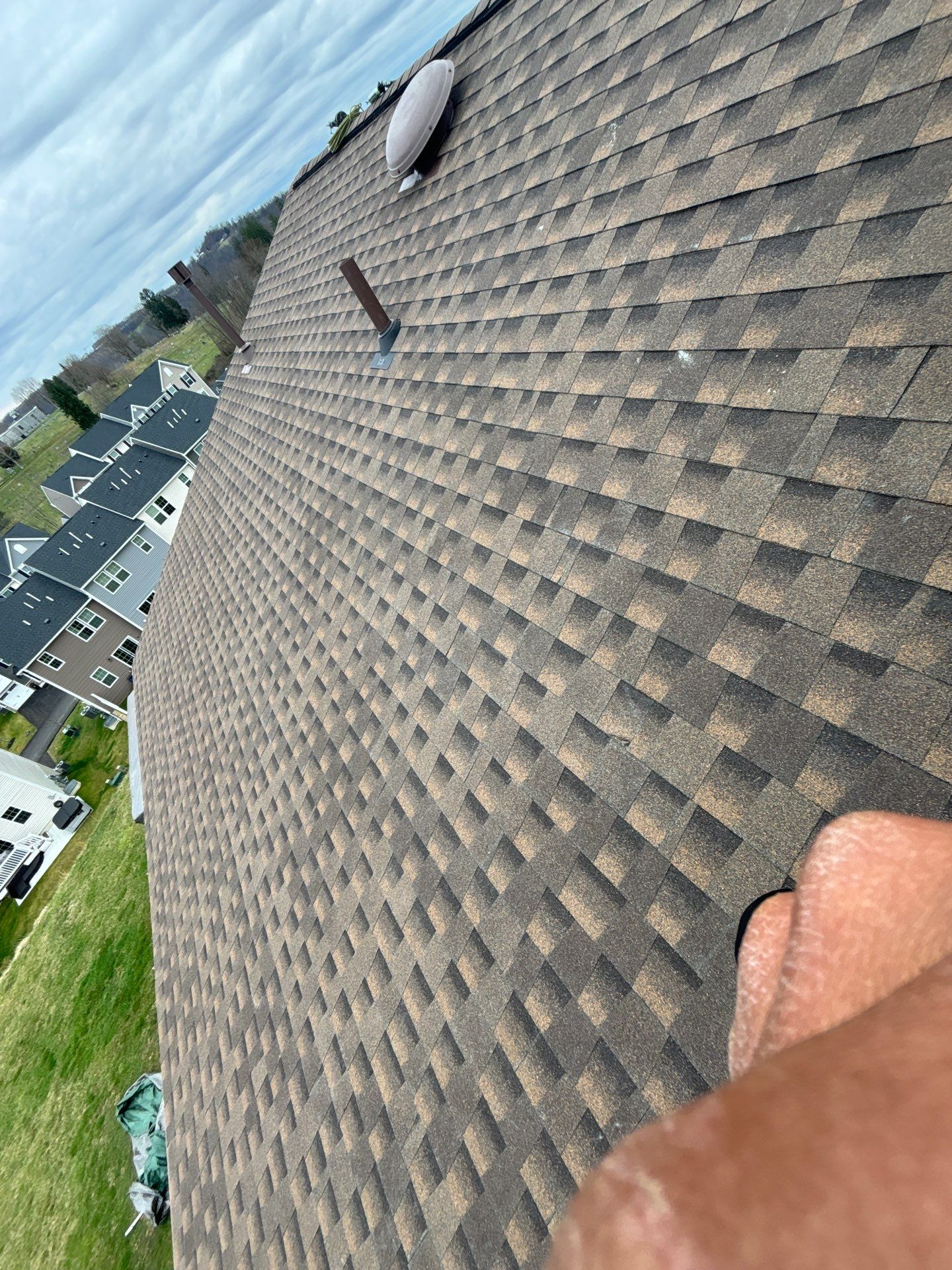 Residential Roofing Installation using GAF Timberline HDZ Pewter Gray by Rainstoppers Roofing