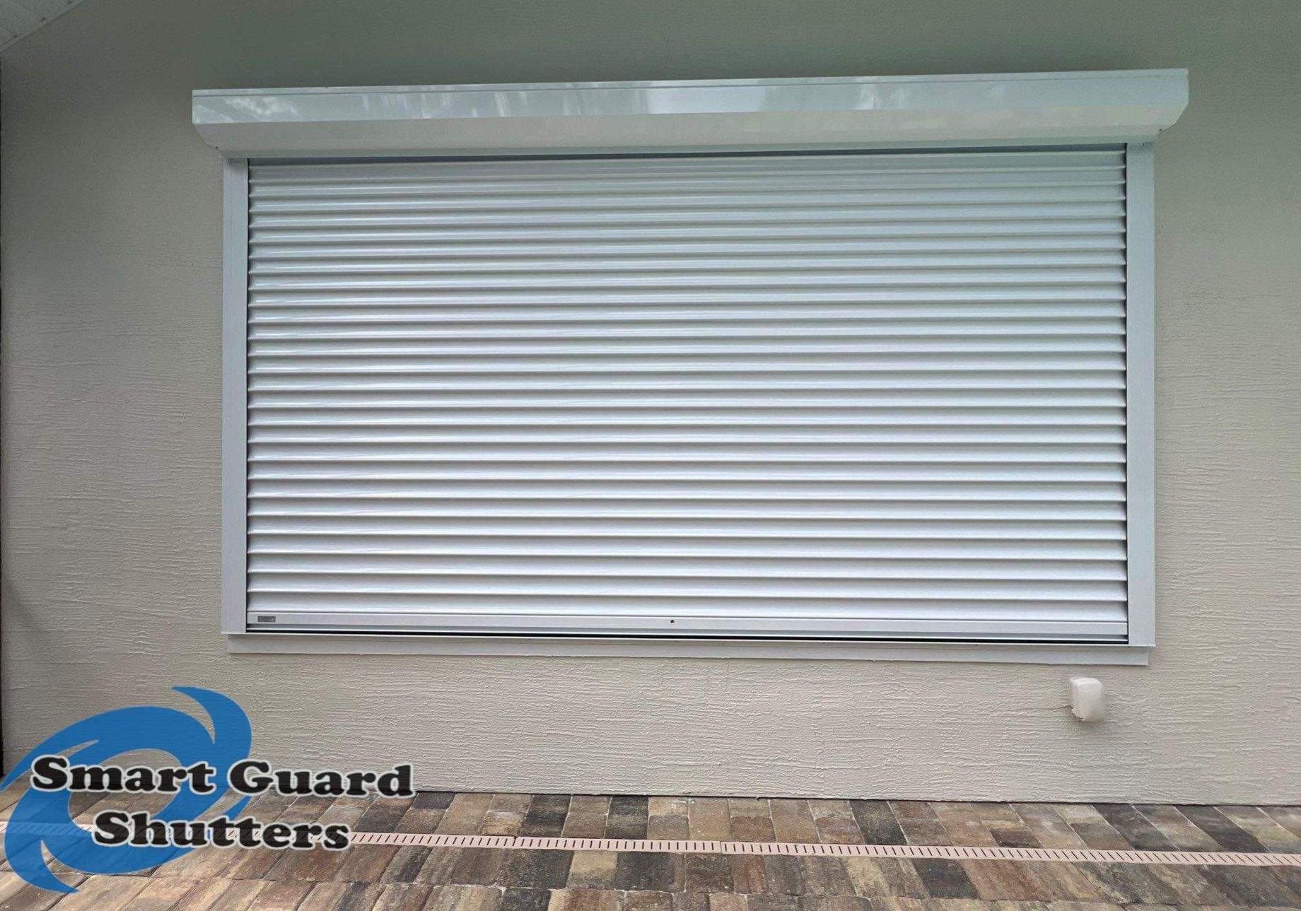 Rolling Shutter in White by Smart Guard Shutters