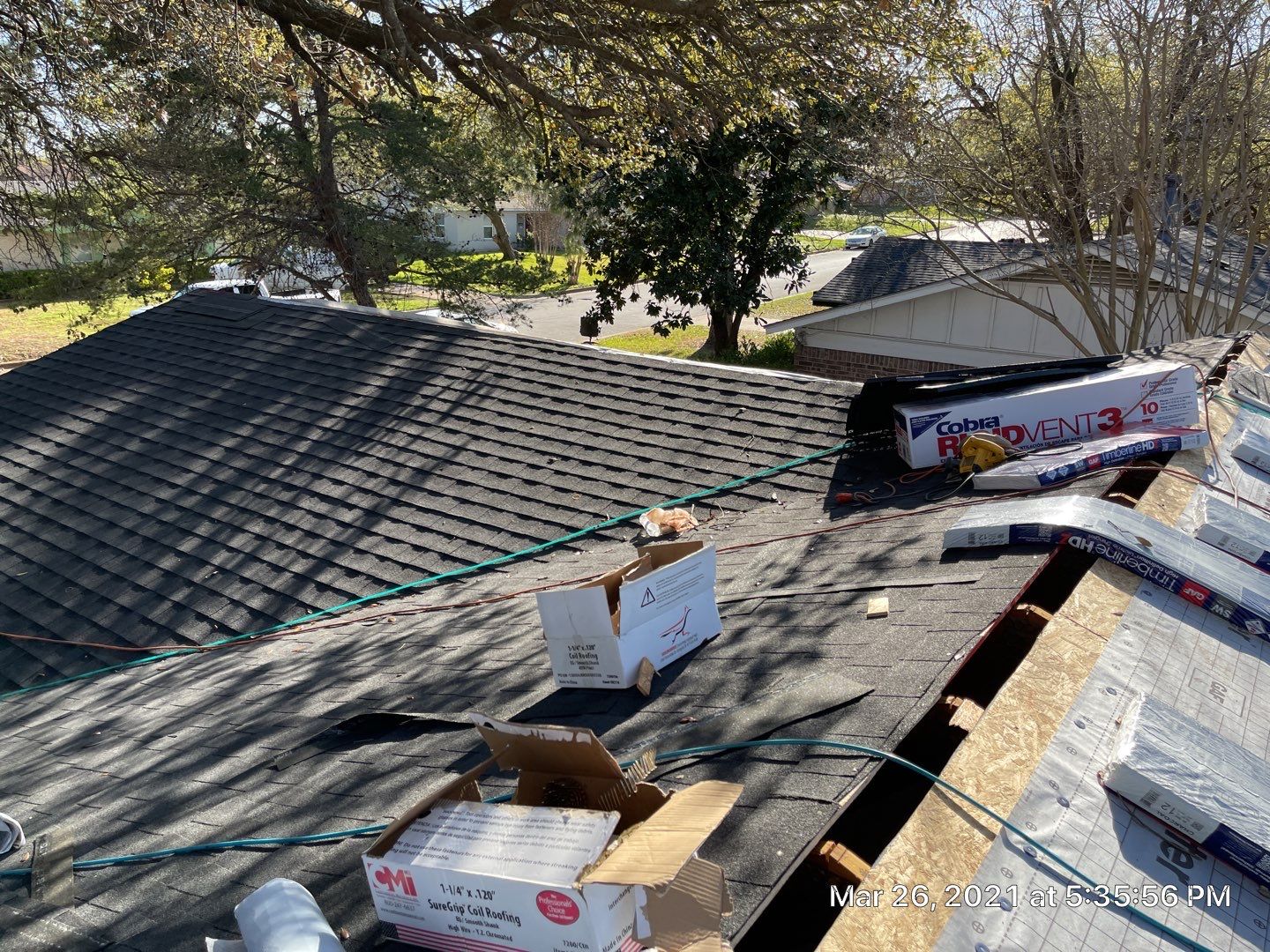 Historical Home needed a full decking and new roof by First United Roofing & Construction