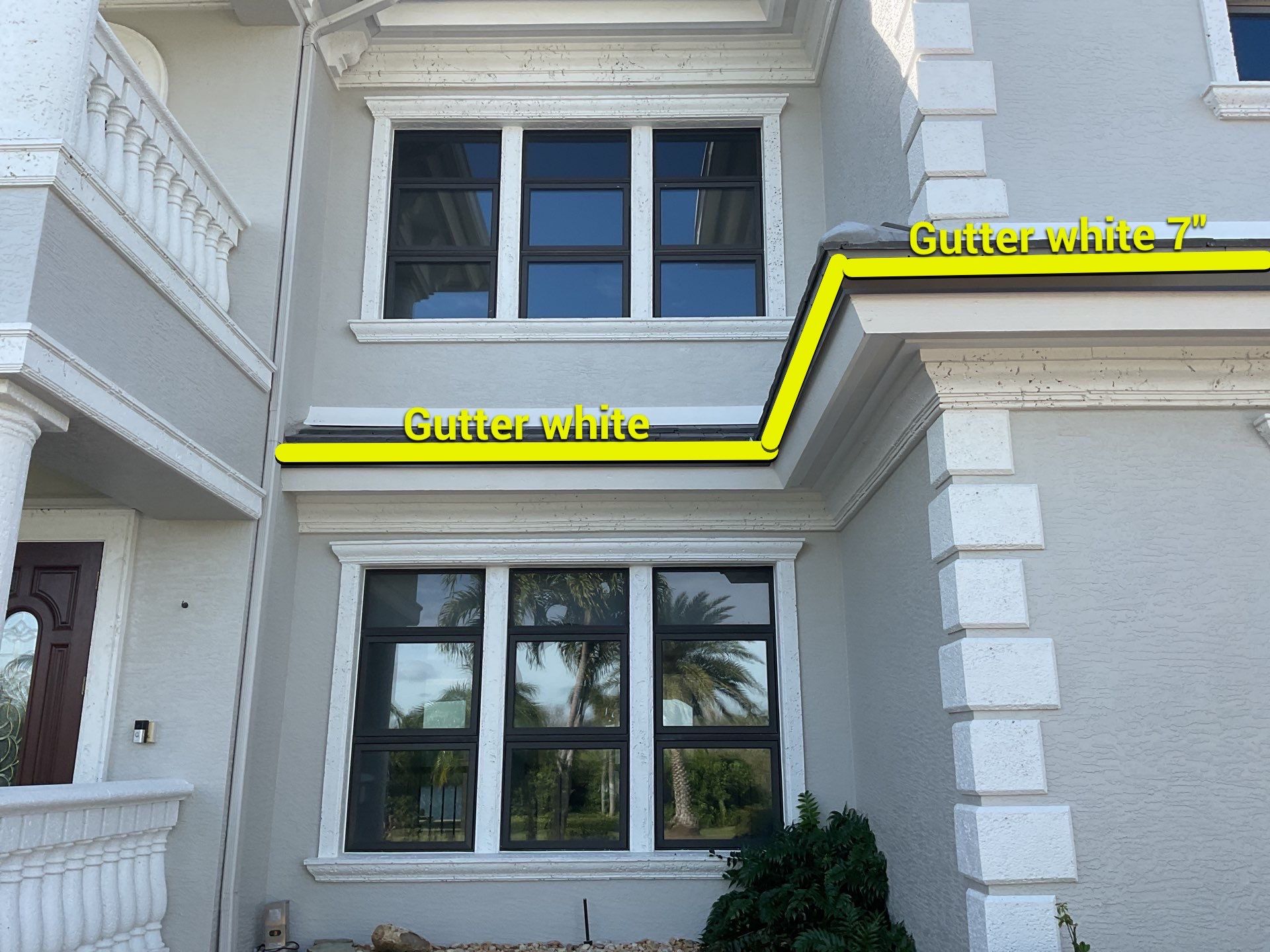 7-Inch Seamless Gutters for Heavy Rainfall in Cape Coral FL by Gutter Professors