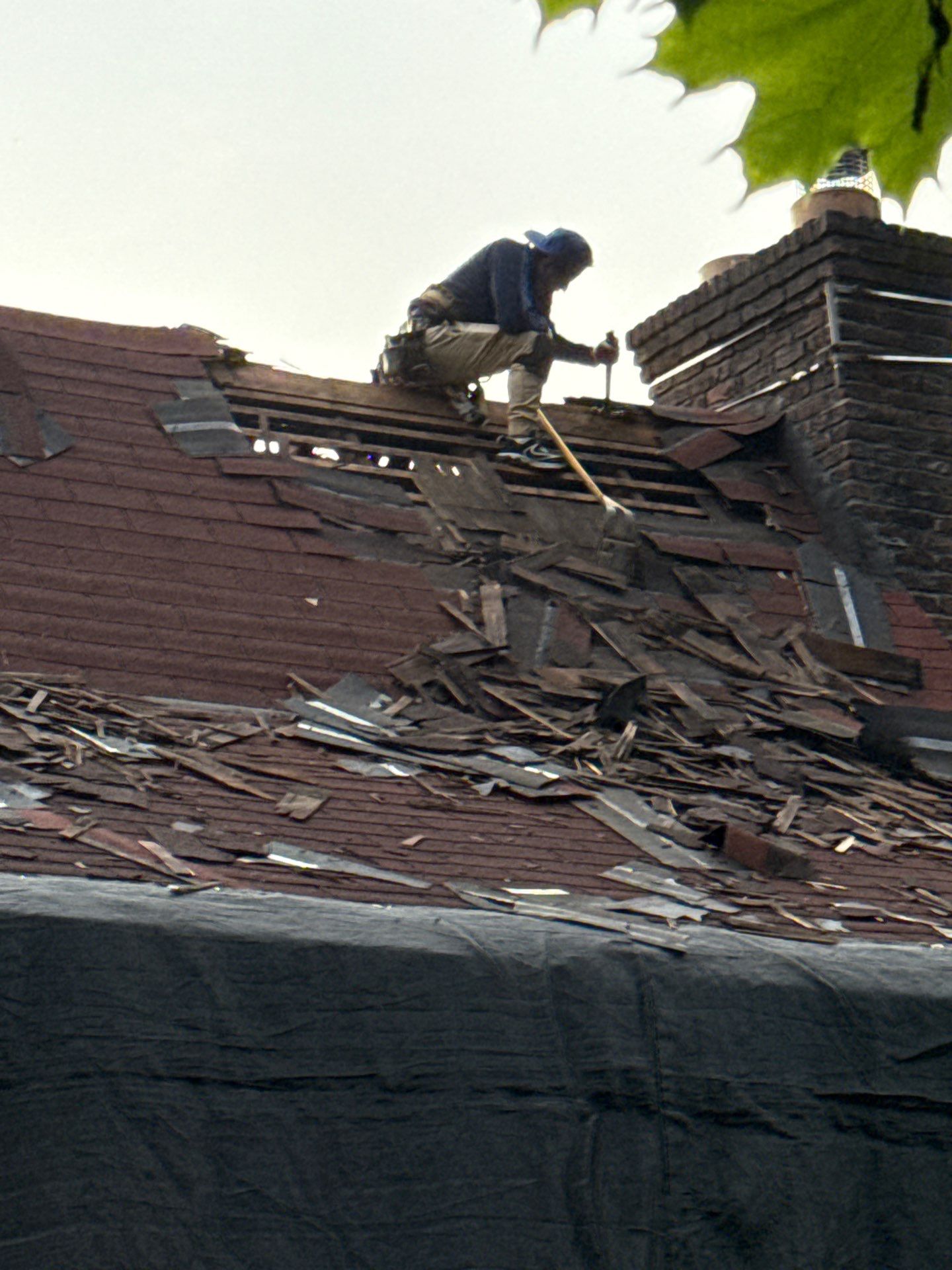 Project in Hastings-on-Hudson by The Energy Efficient Roofer & George's Seamless Gutters