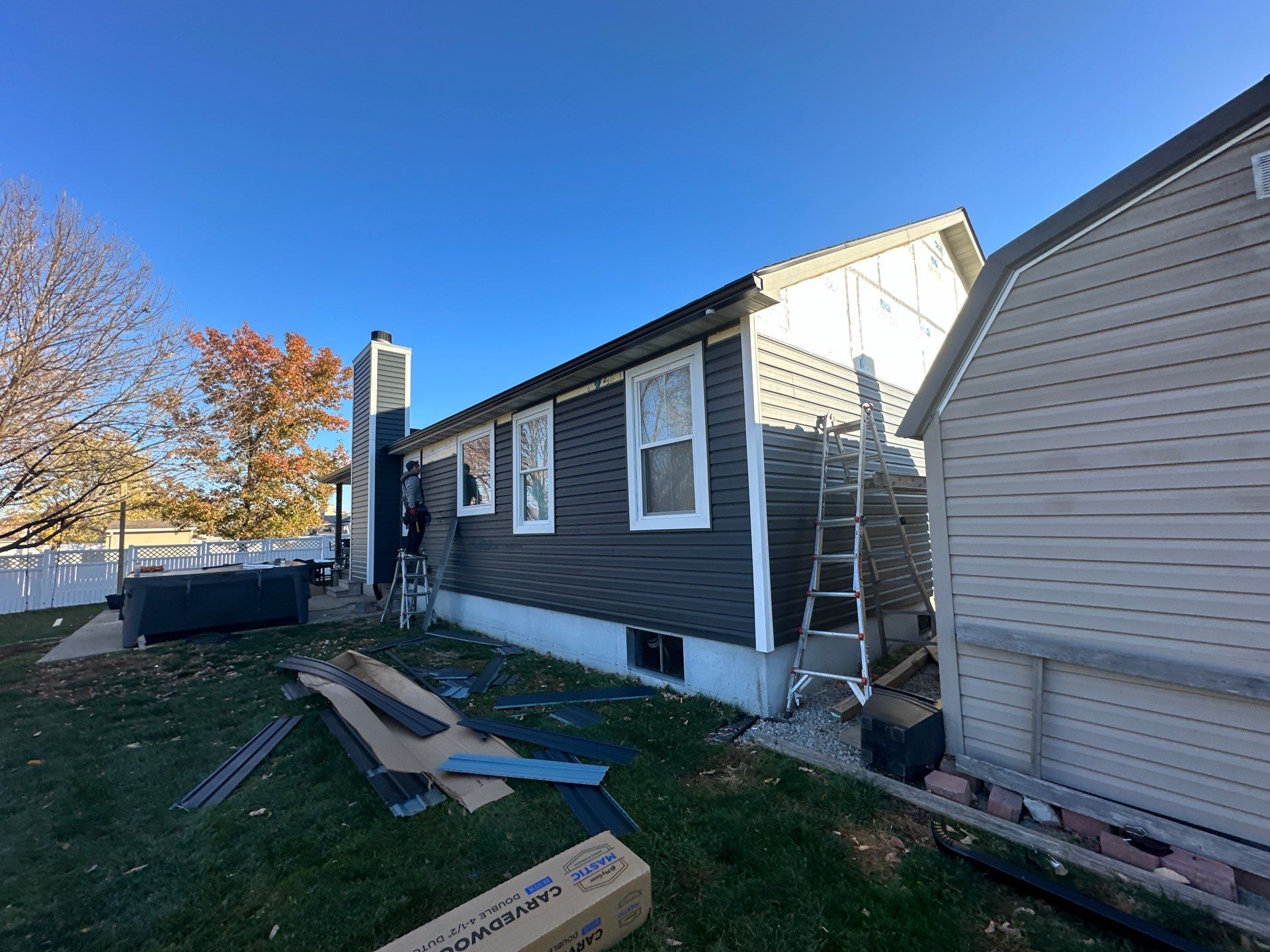 Installation of New Siding  by H&F Exteriors