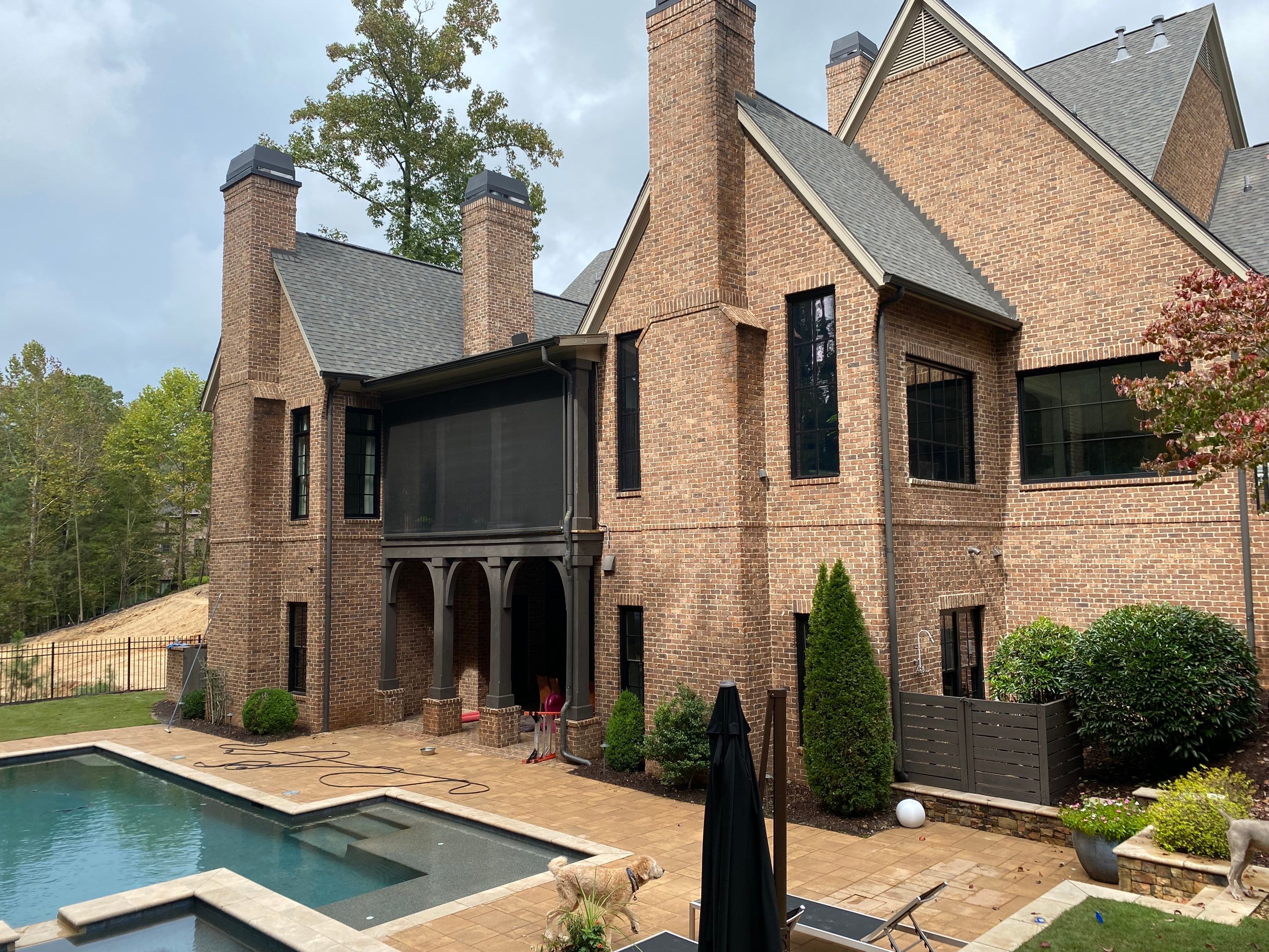 Suwanee Residential Exterior Painting and Dark Trim Update by Swift Home Renovations