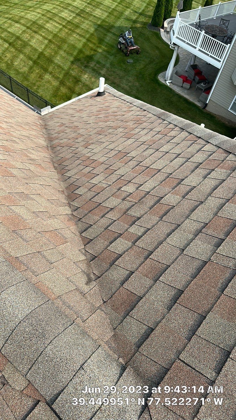 Residential Roofing Repair using CertainTeed Landmark Weathered Wood Architectural Shingles by Frederick Roof Repair