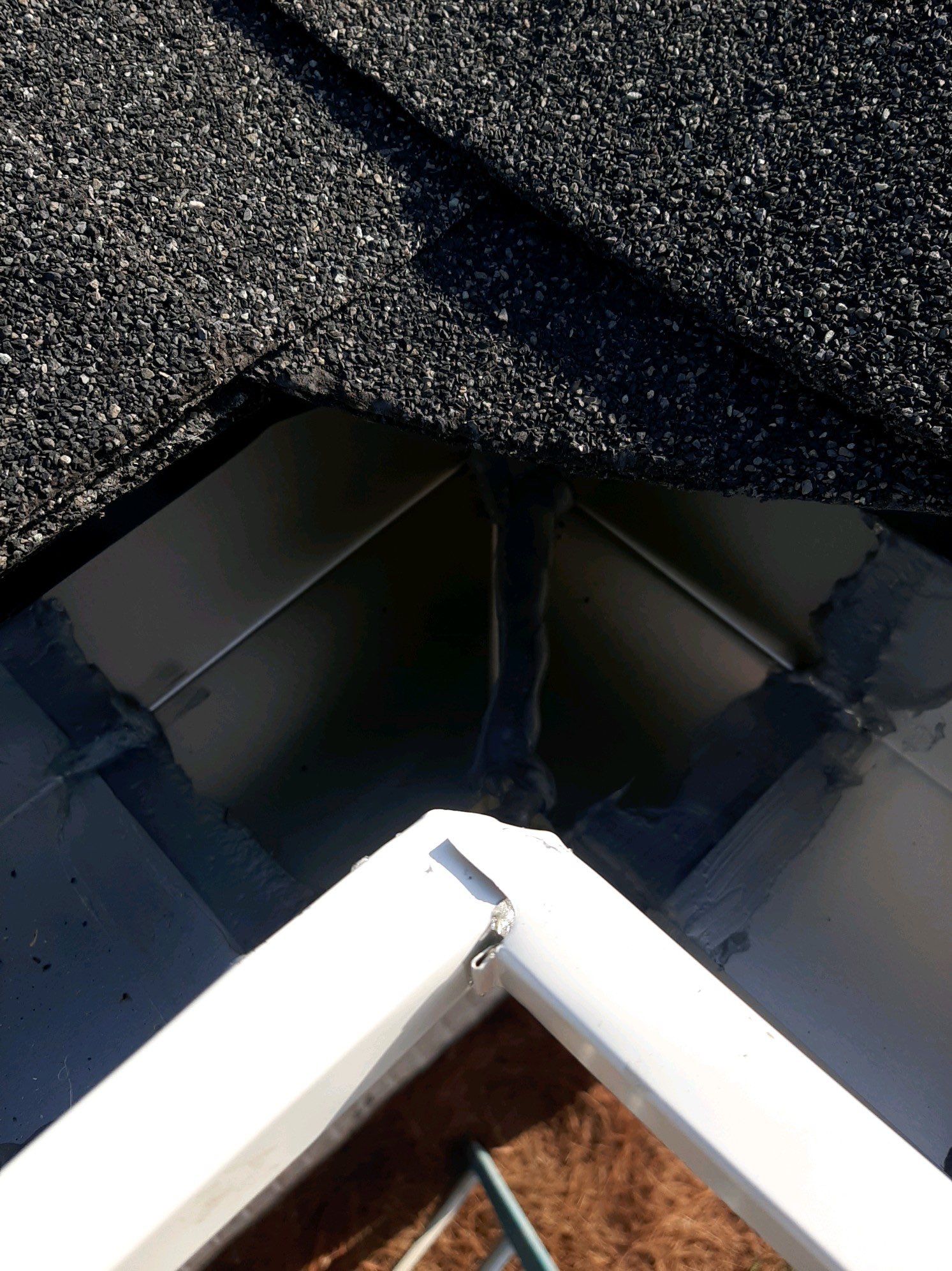Seamless Gutter Installation Using White K-Style Gutters by Gutter Professors