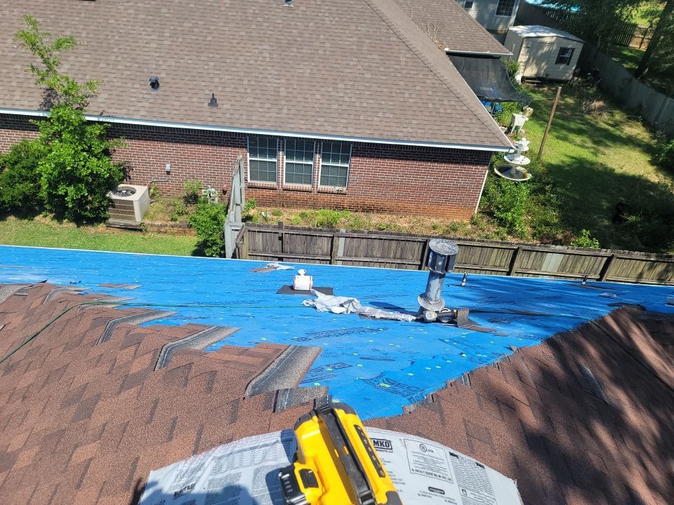Residential Roofing Installation using Roof Replacement by American Roofing & Construction LLC