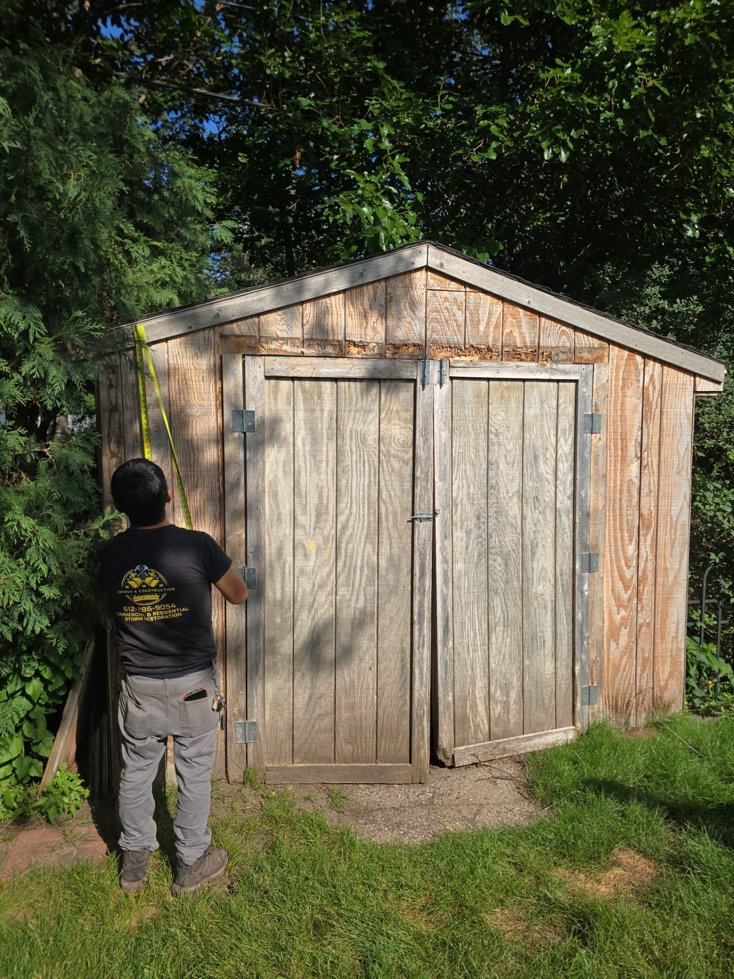 Shed Transformation – Roof & Exterior Upgrade by Johnny Five Construction 