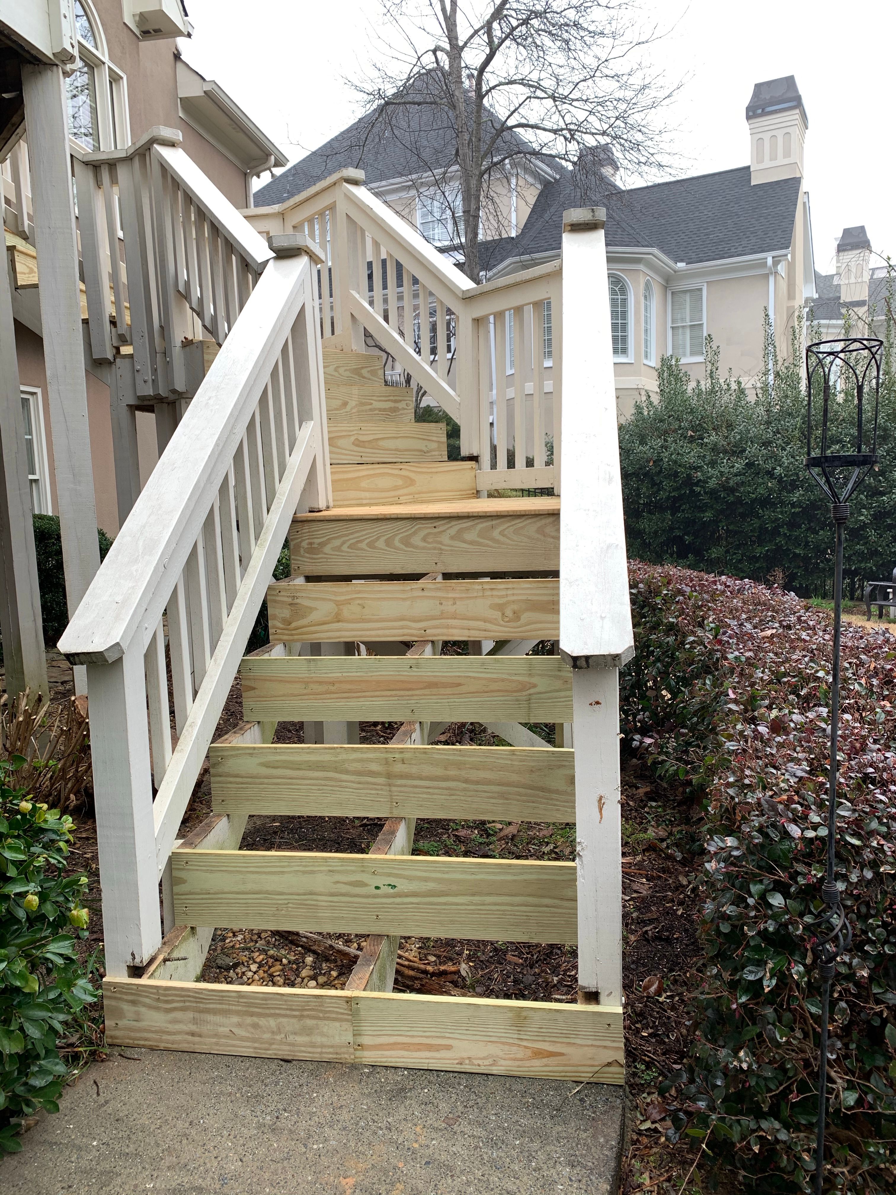 Pressure-Treated Wood Deck Renovation and Railing Refresh in Duluth by Swift Home Renovations 